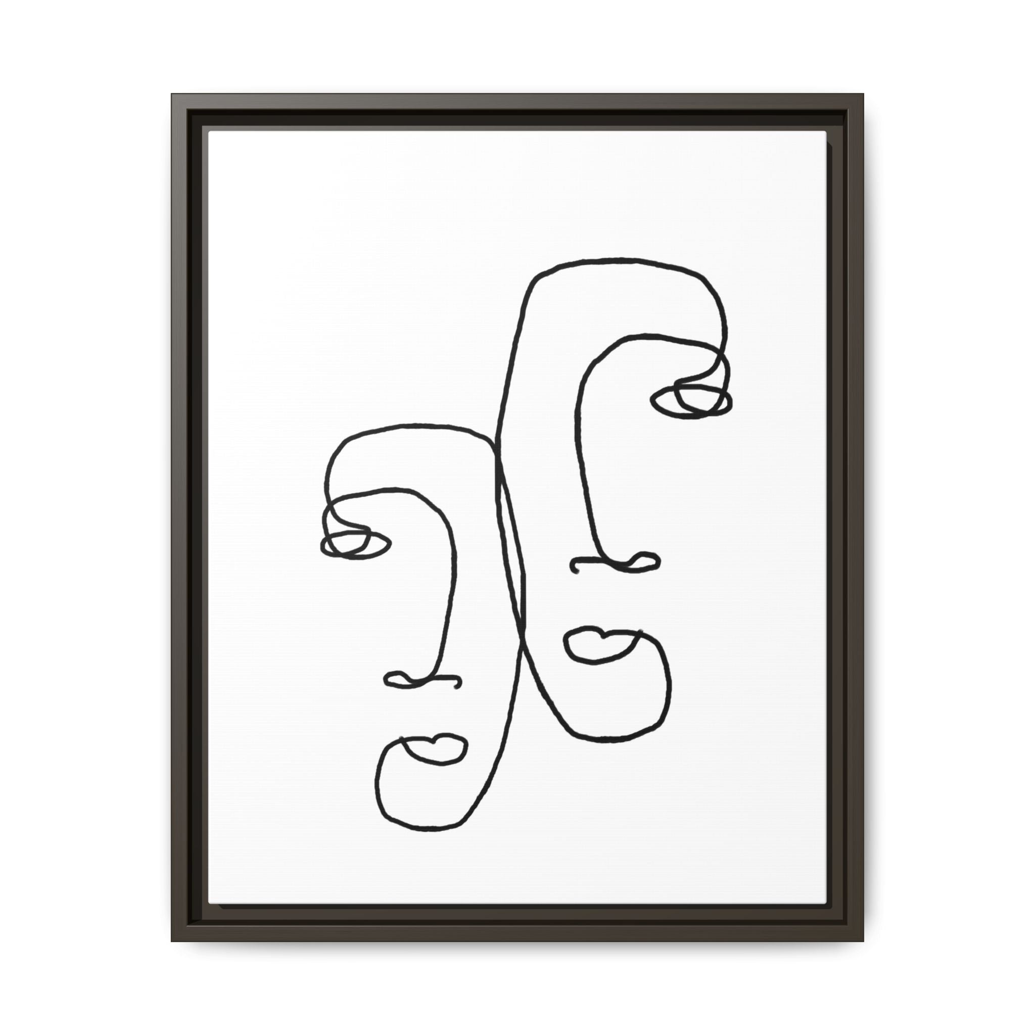Silent Dual Reflections - Framed