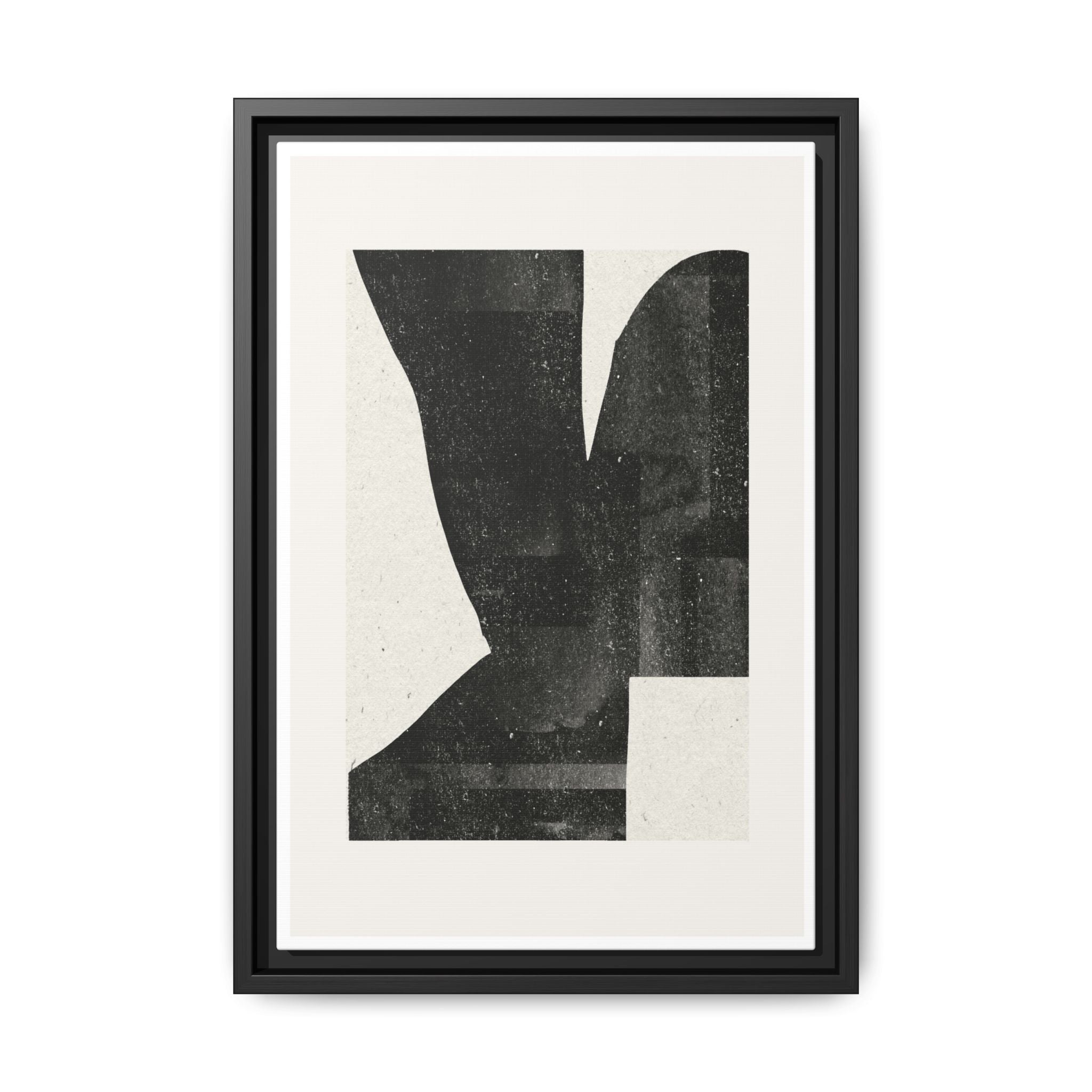 Noir Balance Echoes - Framed