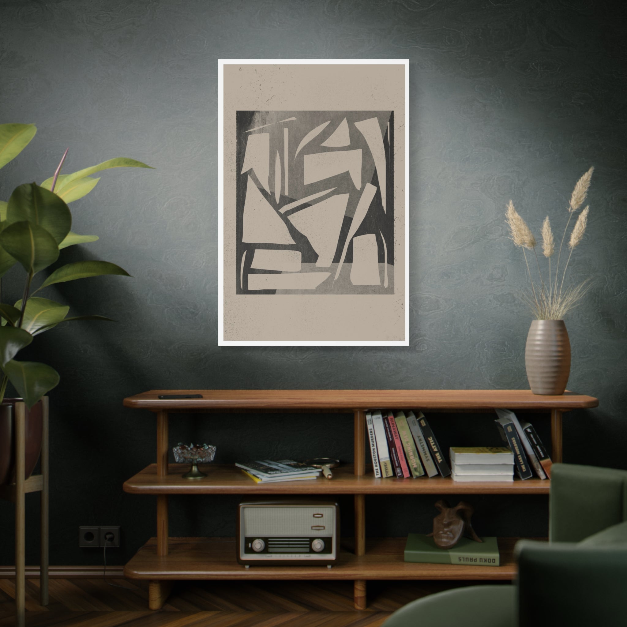 Shadow Fragment Rhythm Study - Canvas