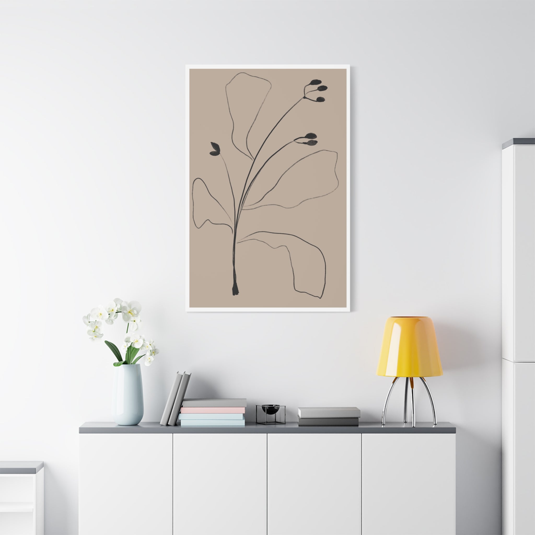 Quiet Botanical Gesture - Canvas