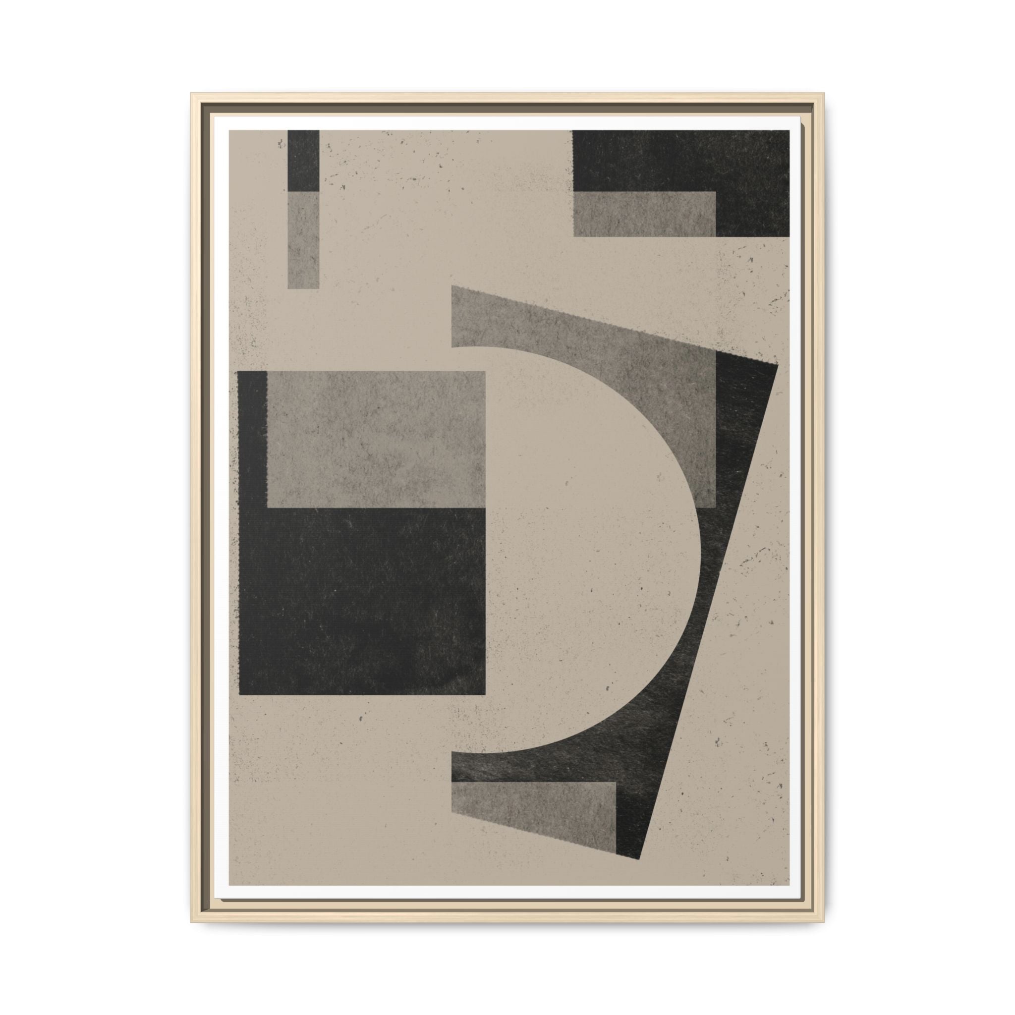 Obsidian Balance Study - Framed