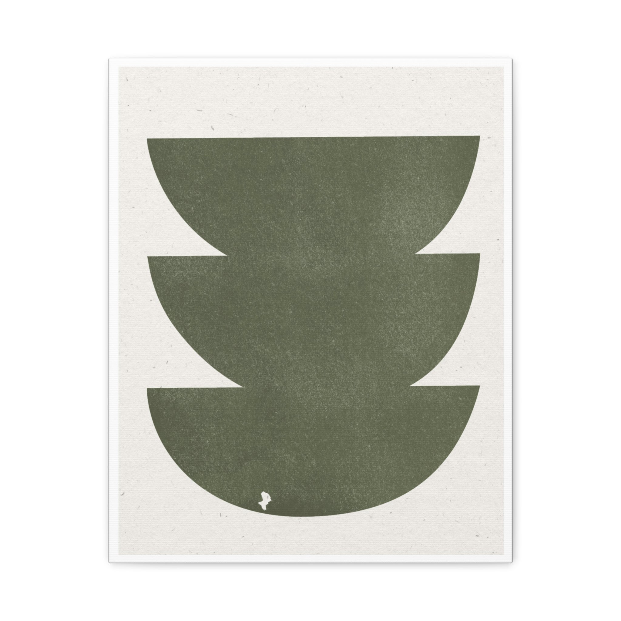 Olive Balance Forms - Canvas