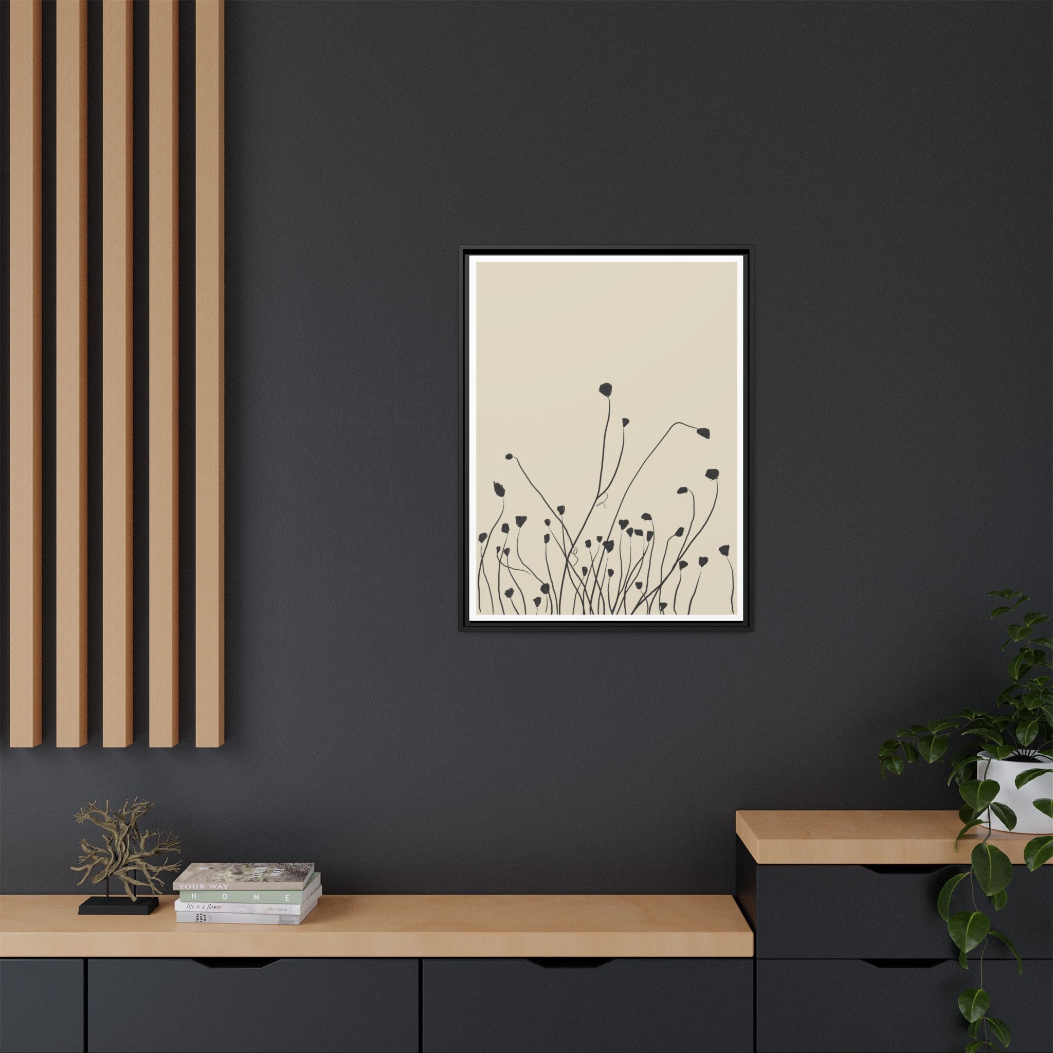 Quiet Stem Reverie - Framed