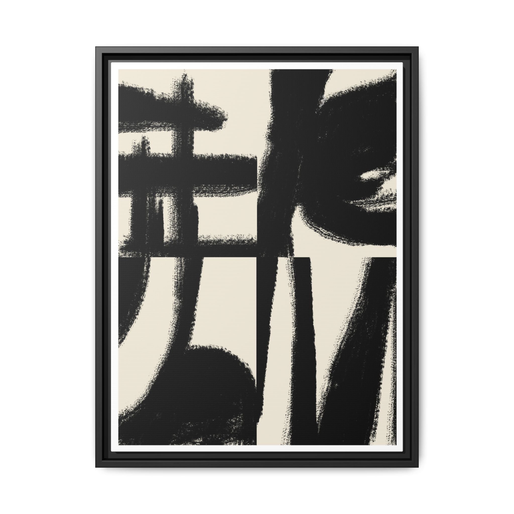 Midnight Gesture Fragments - Framed