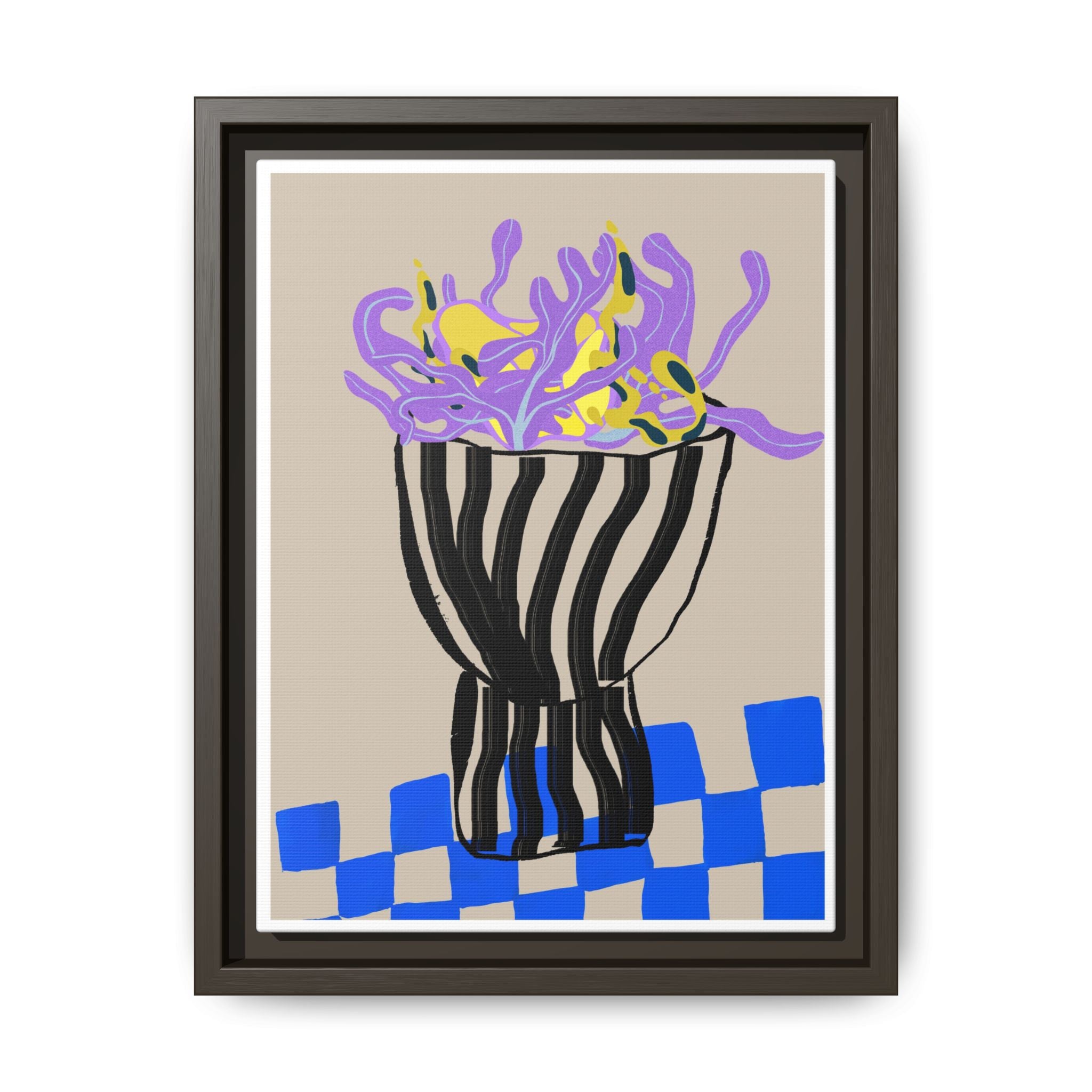 Lavender Coral Mirage - Framed