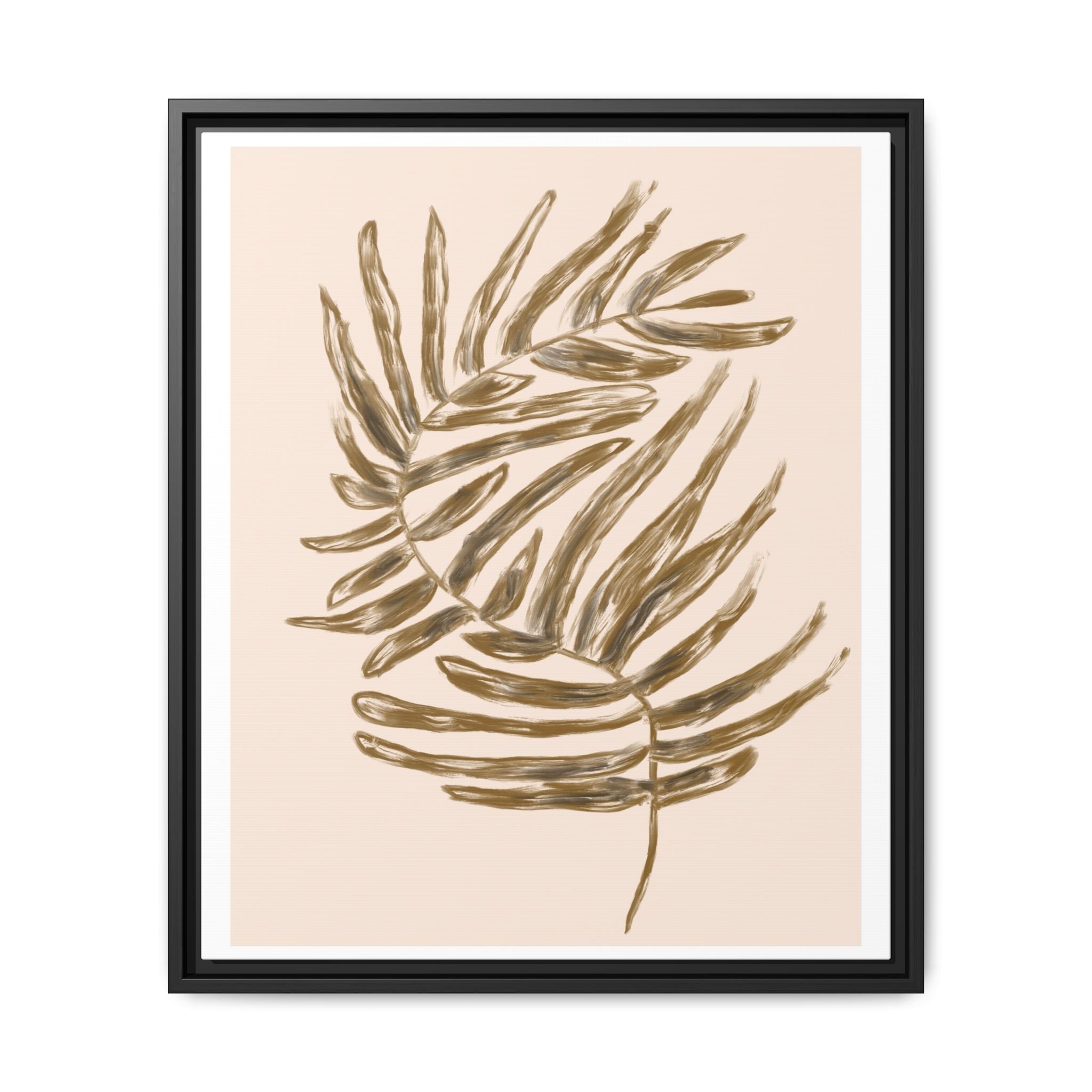 Golden Frond Reverie - Framed