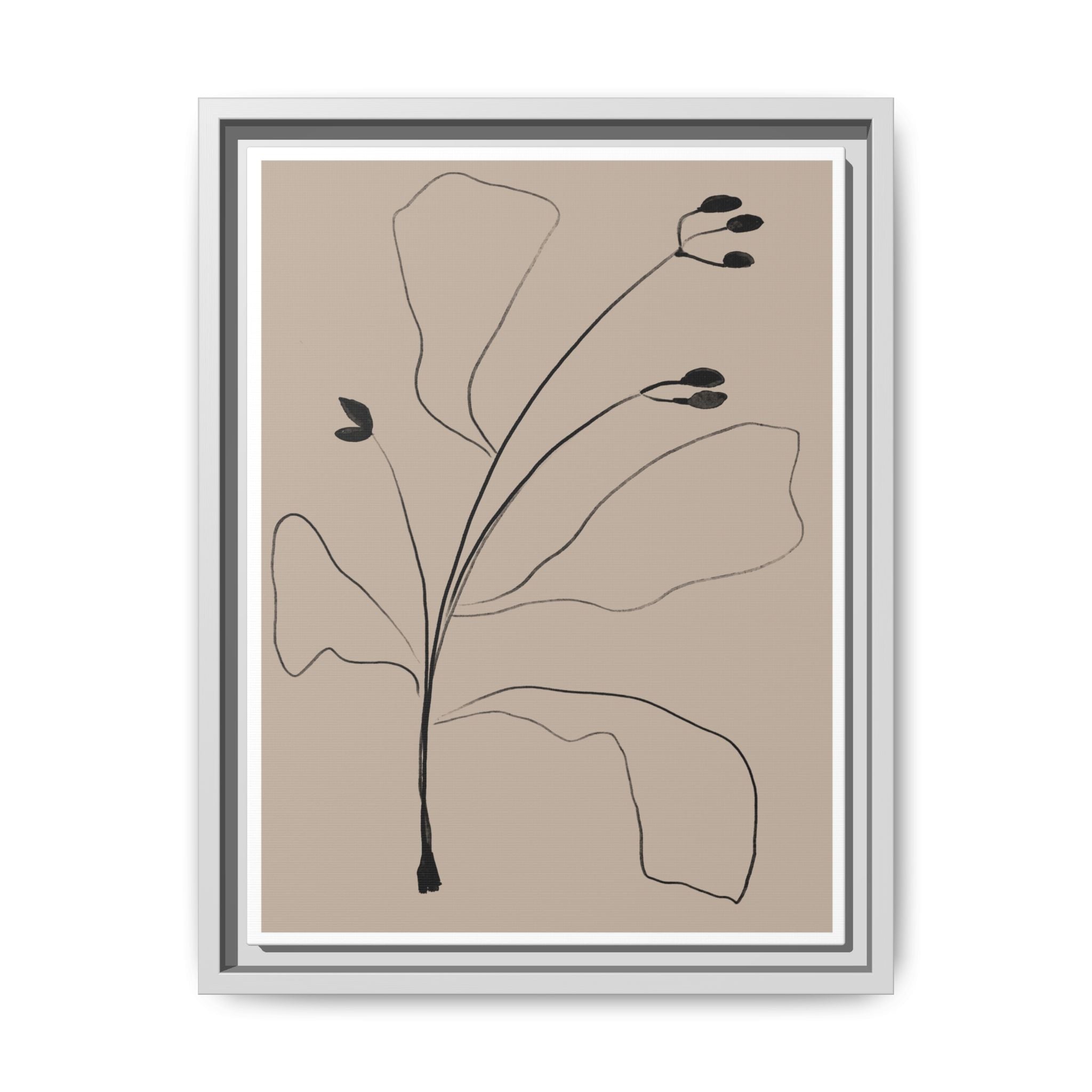 Quiet Botanical Gesture - Framed