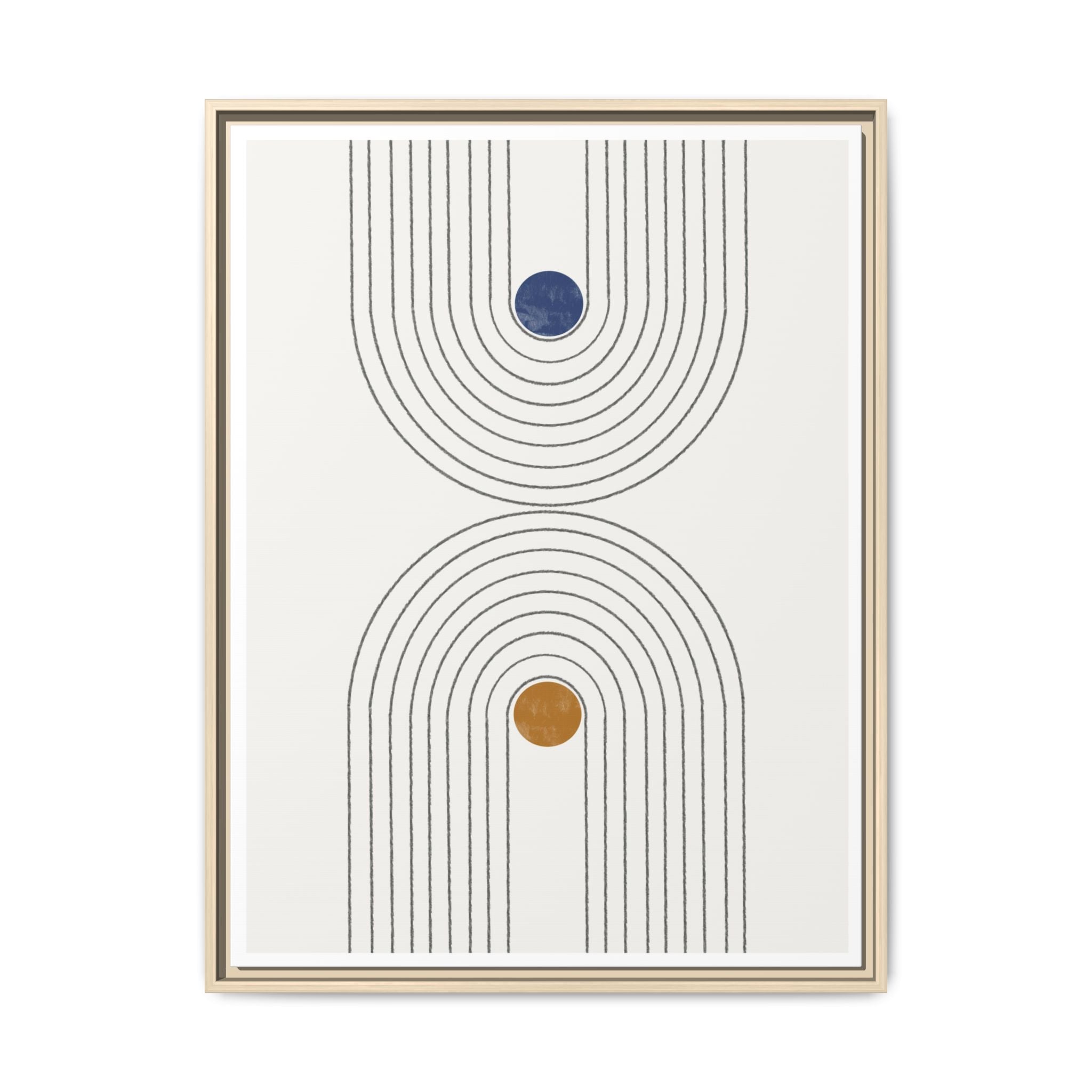 Dual Orbit Rhythm - Framed