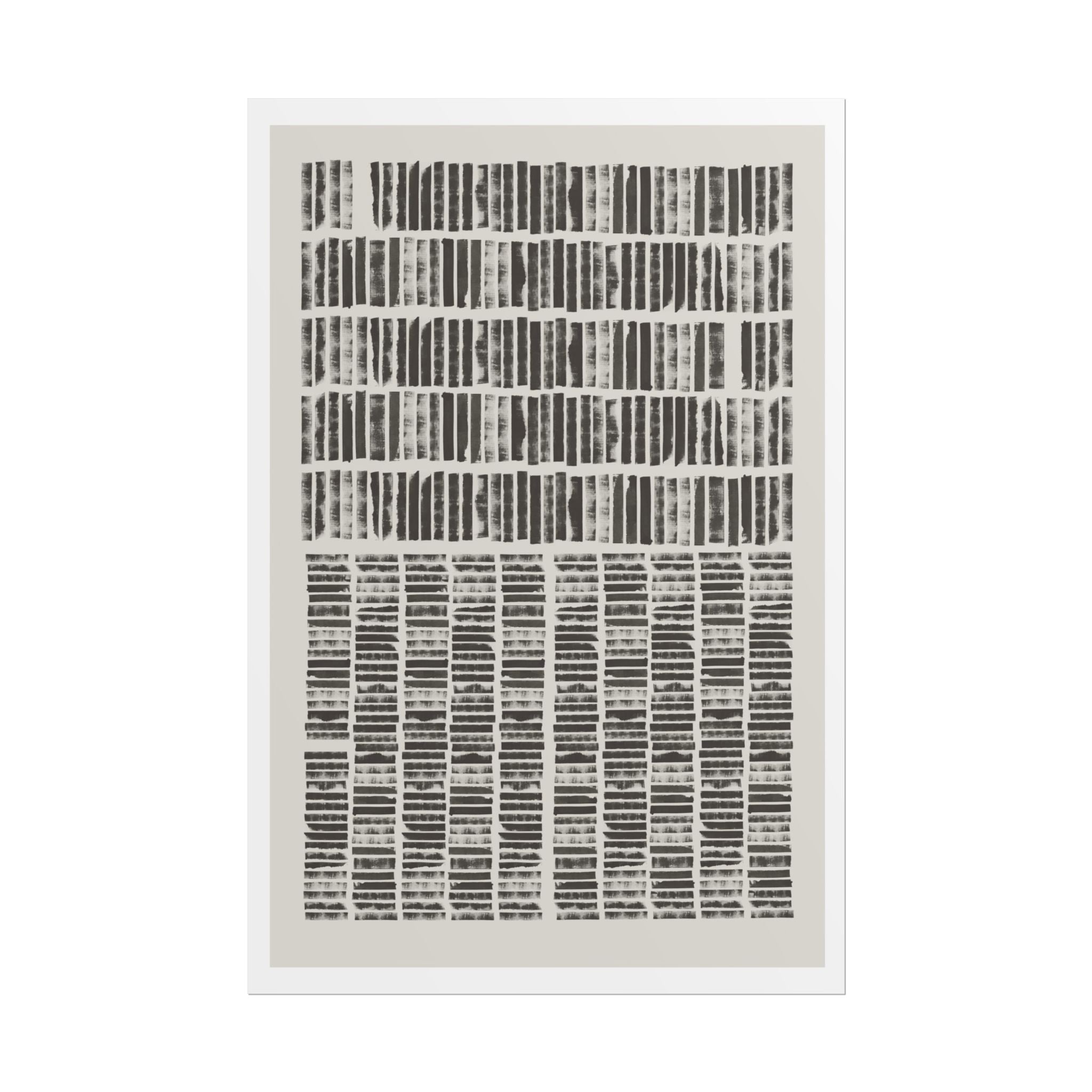 Shadow Rhythm Columns - Poster