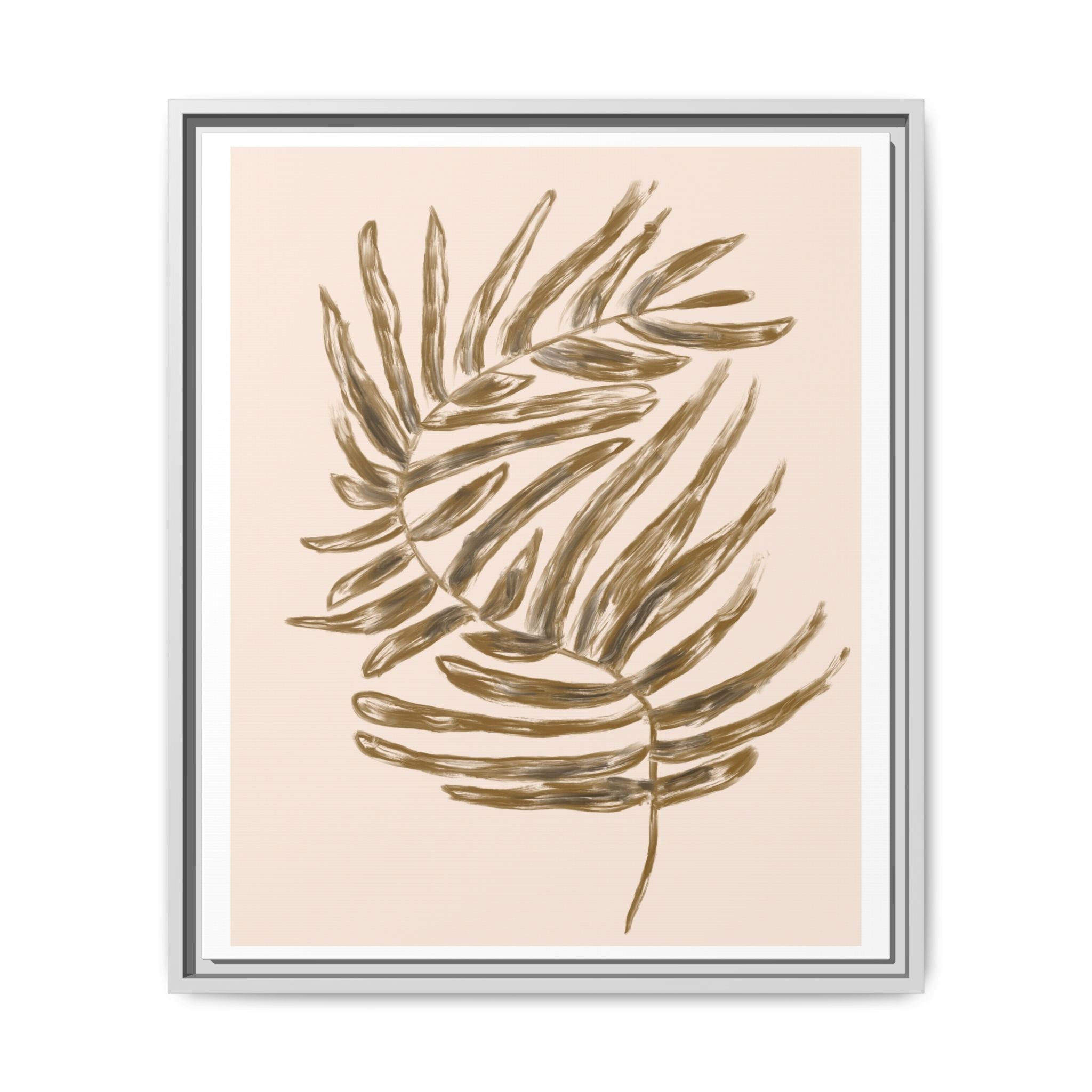 Golden Frond Reverie - Framed