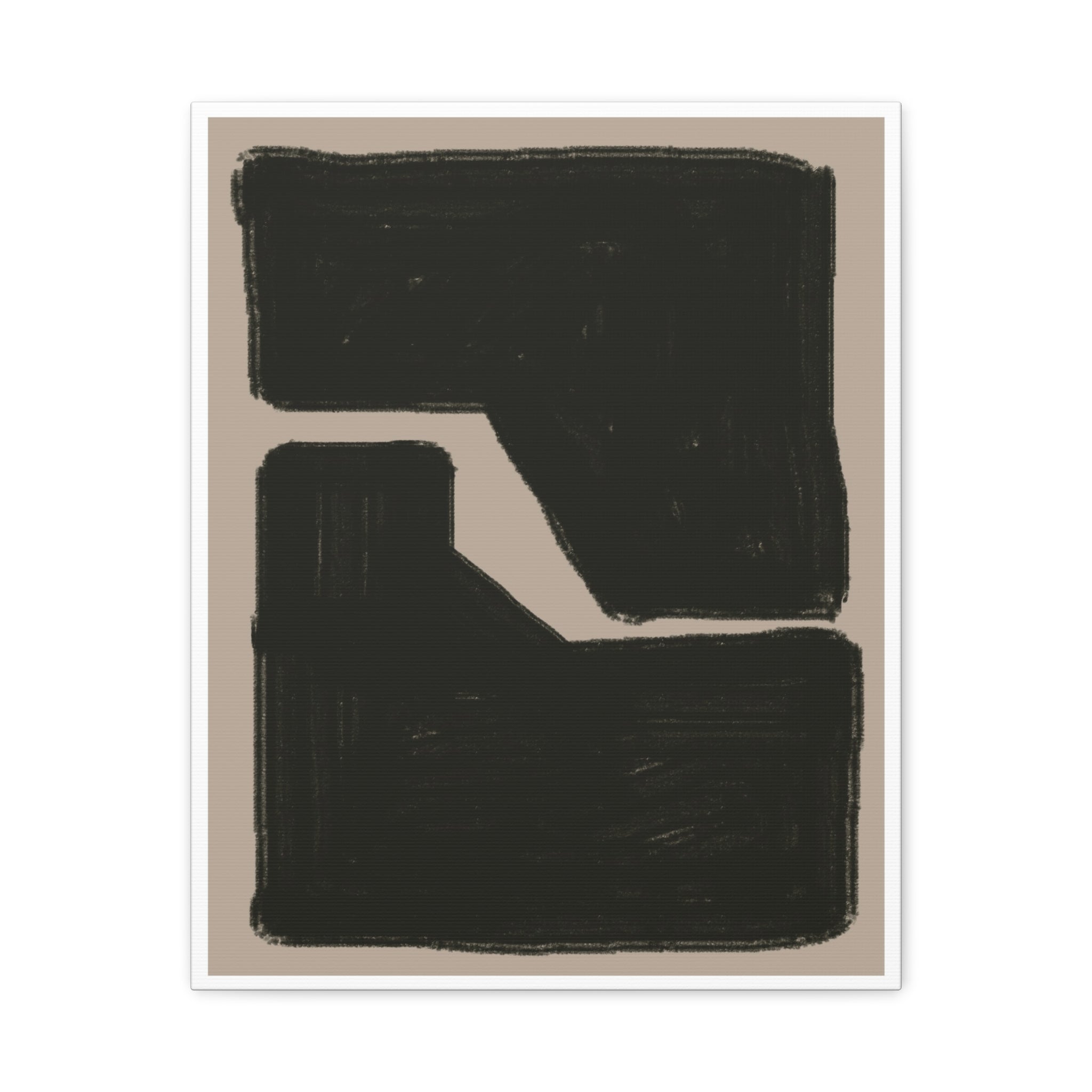Midnight Geometry Passage - Canvas