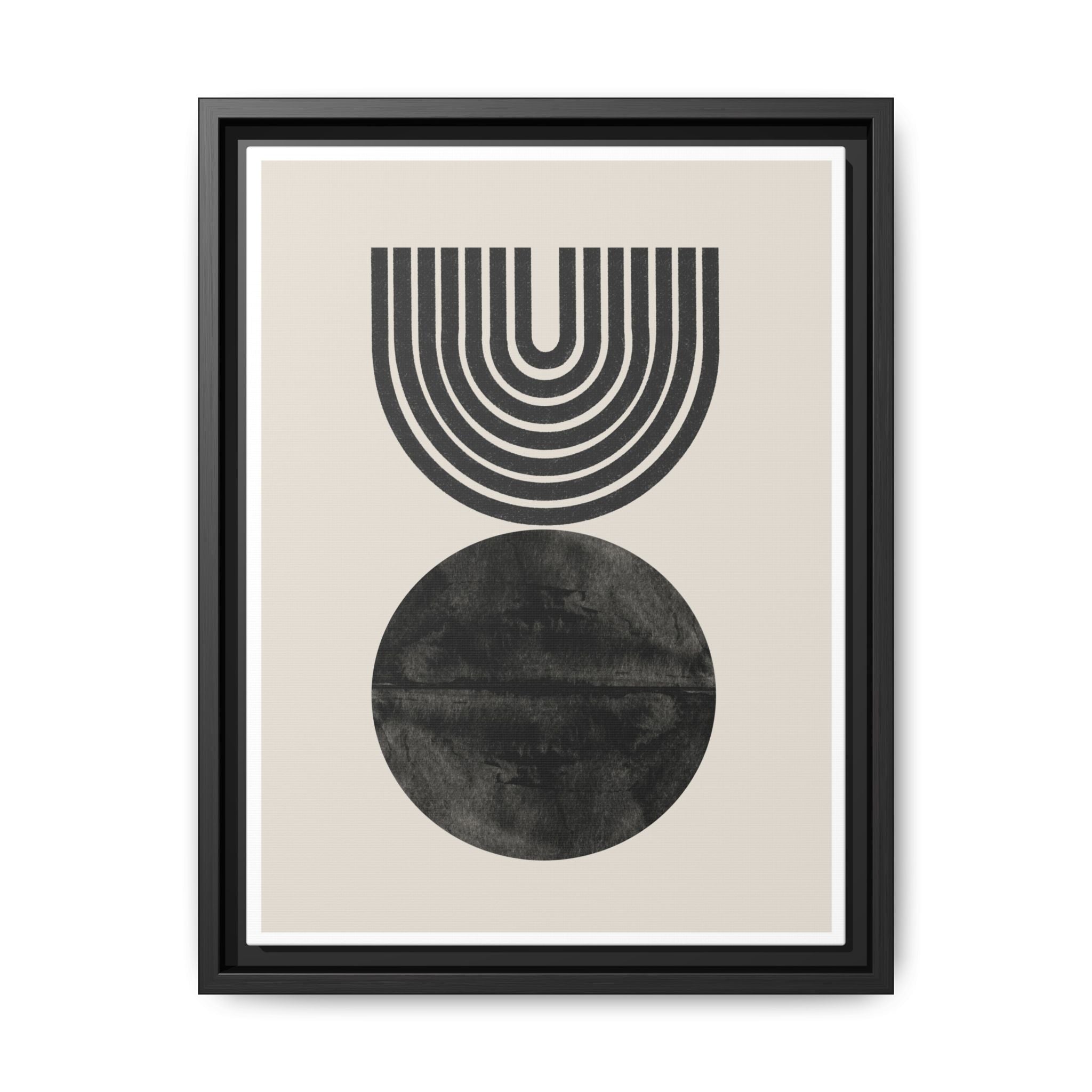 Obsidian Echo Arches - Framed