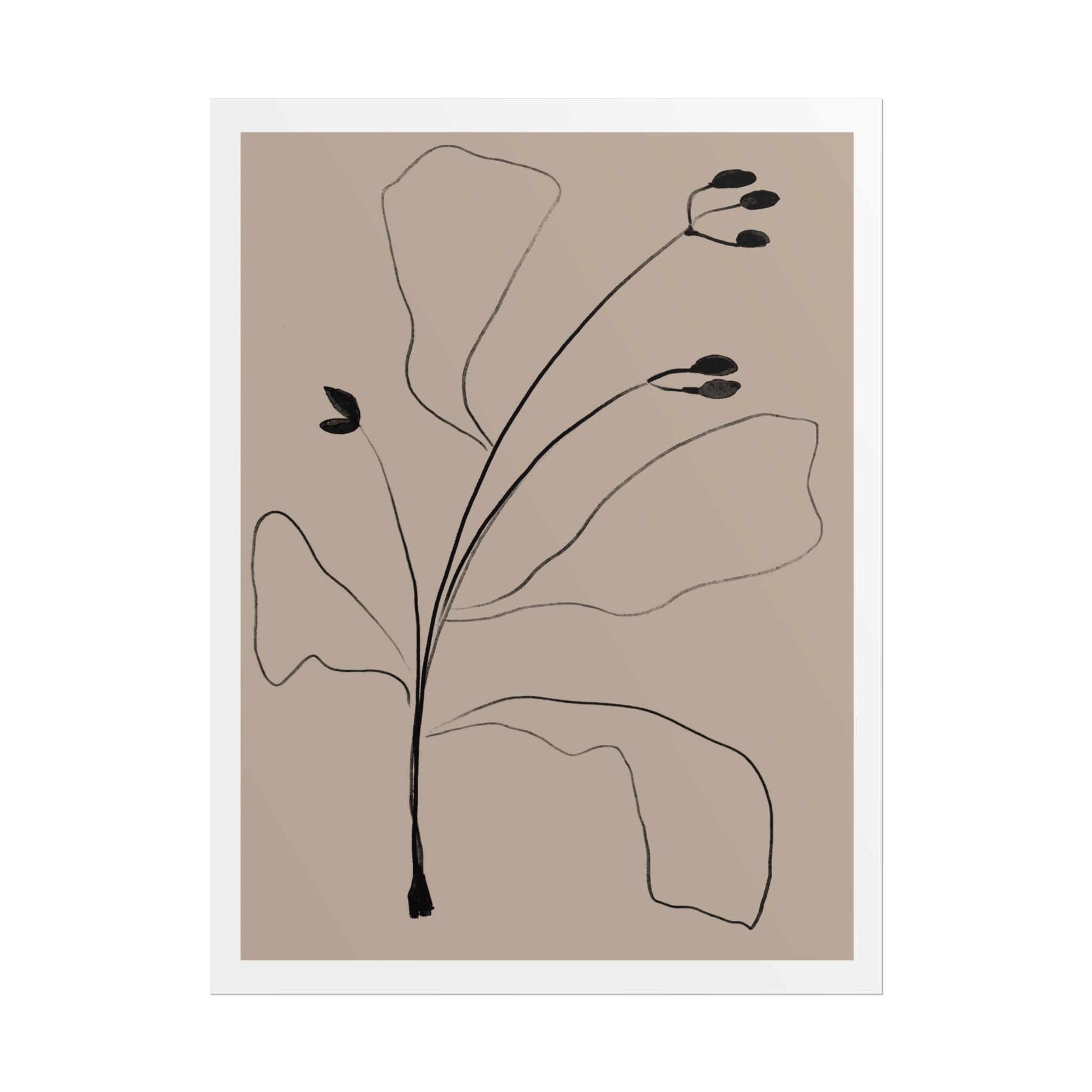 Quiet Botanical Gesture - Poster