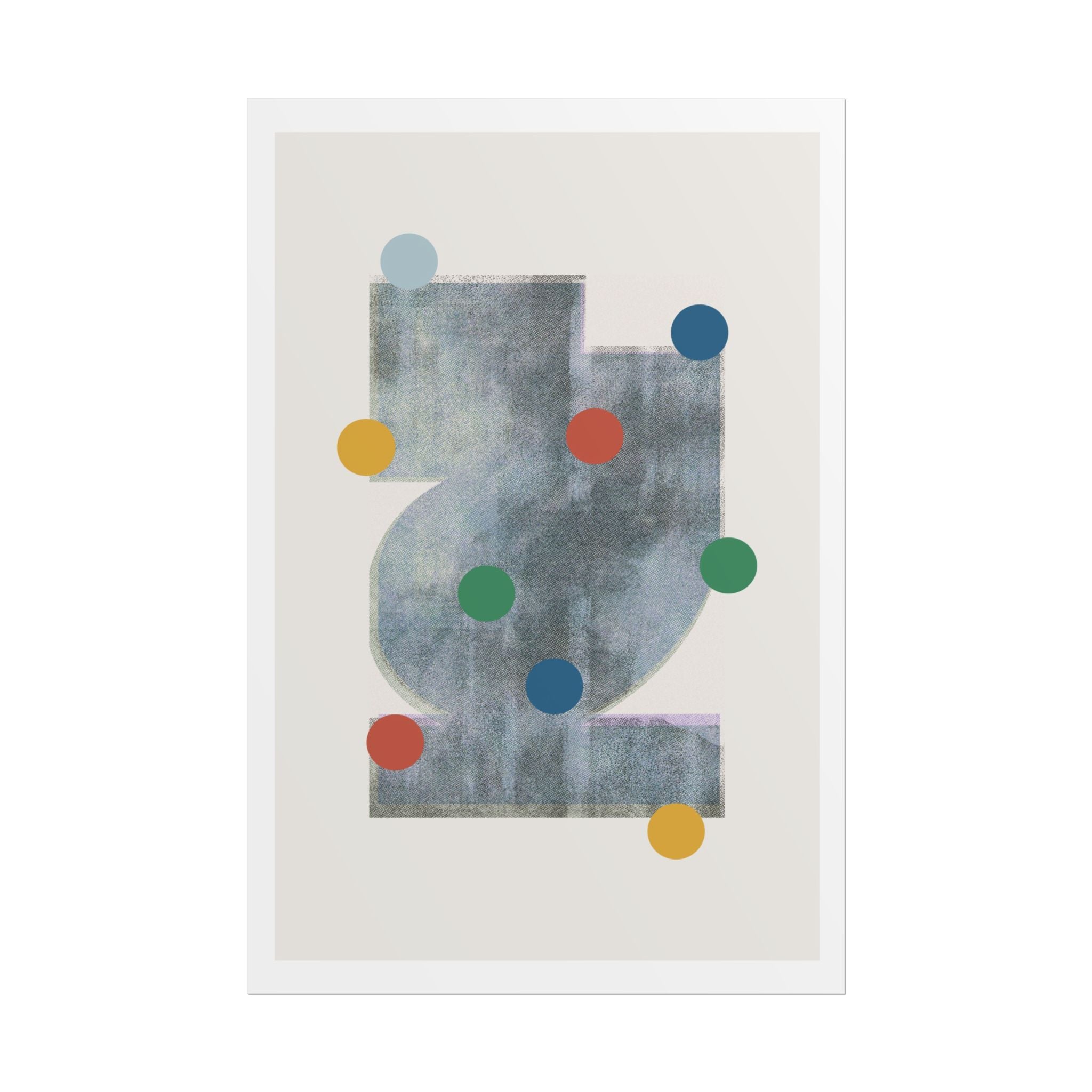 Muted Geometry Reverie - Poster