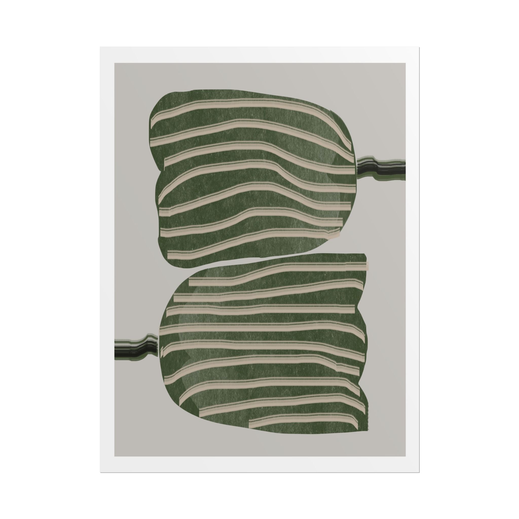 Verdant Echo Layers - Poster