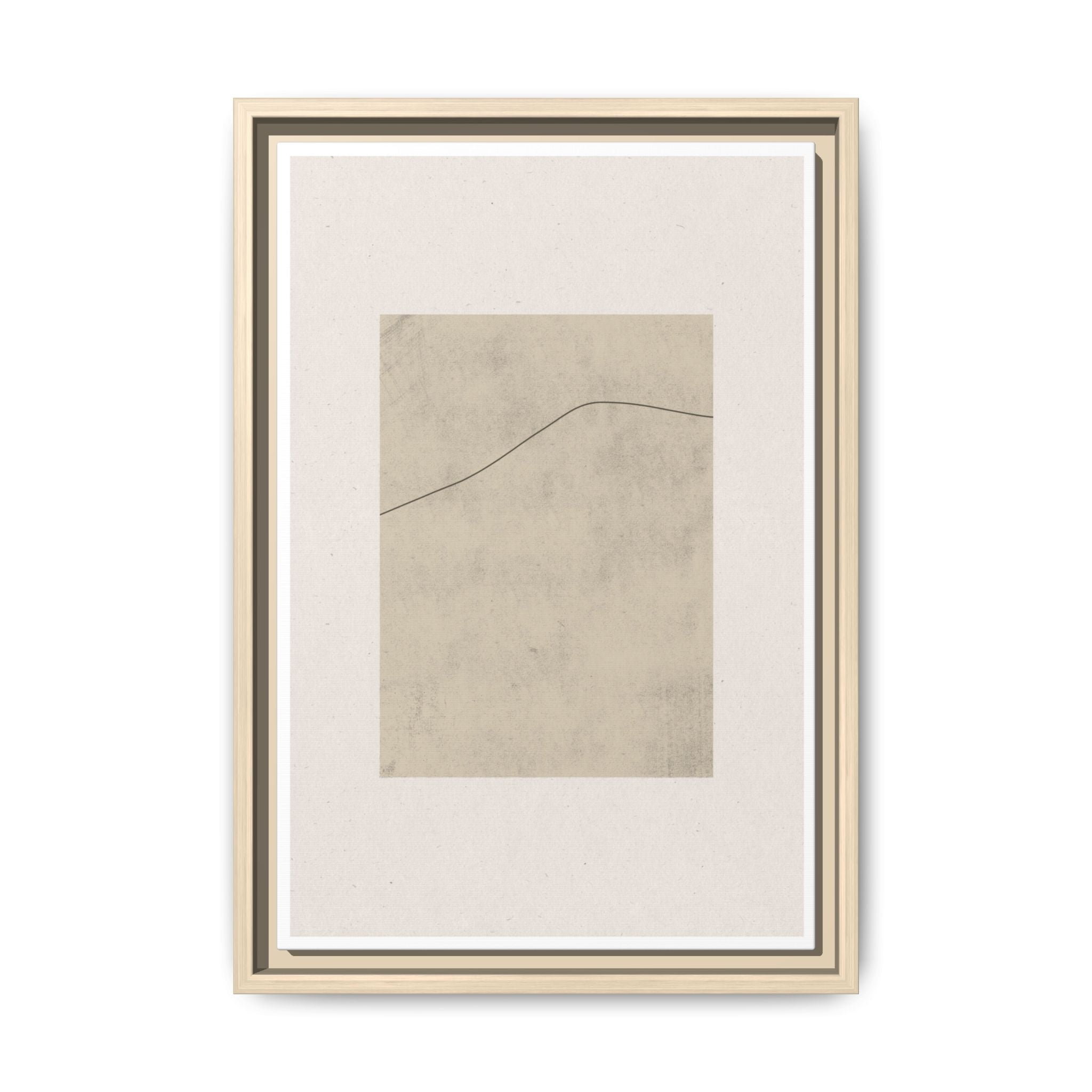 Whispered Horizon Trace - Framed