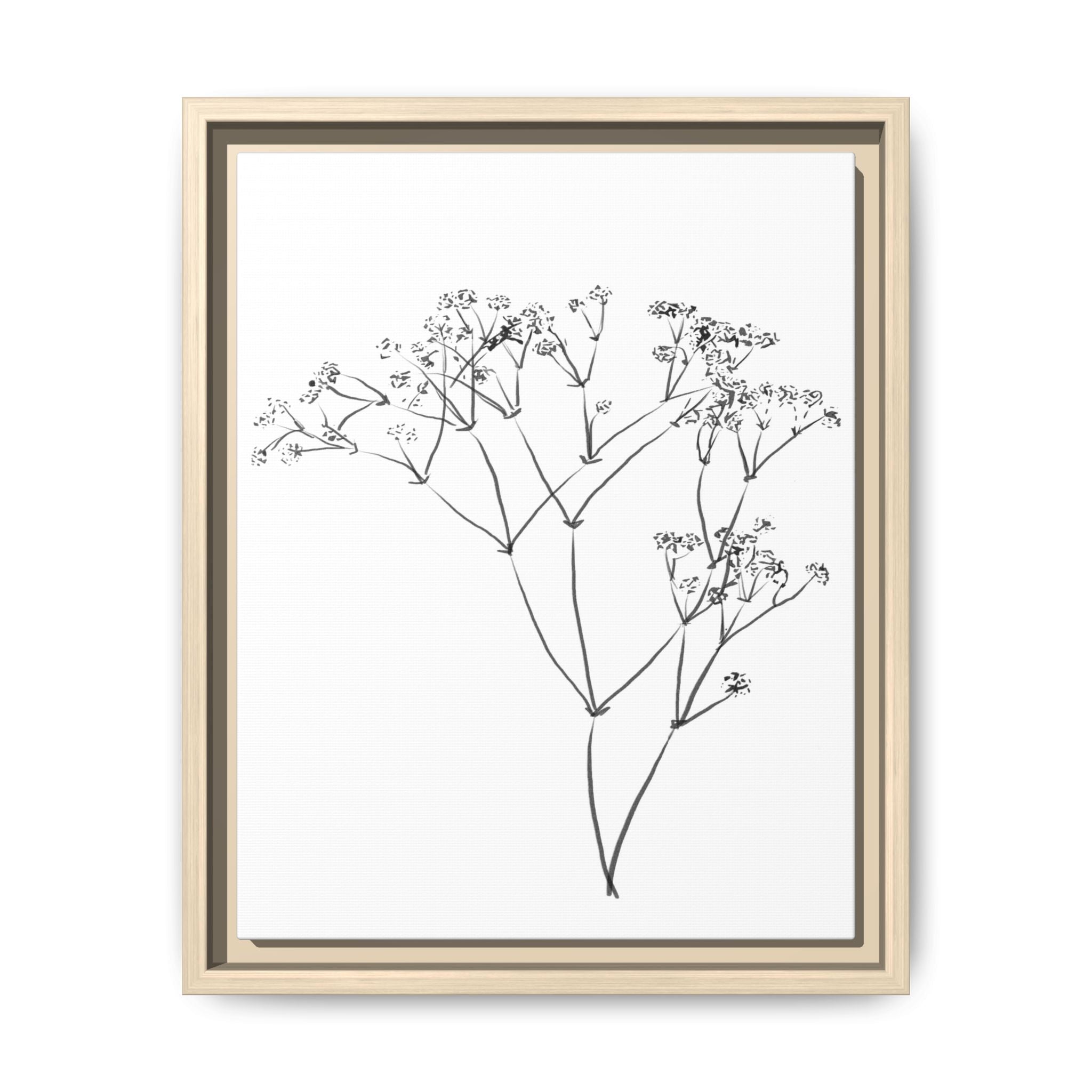 Whispering Meadow Sketch - Framed