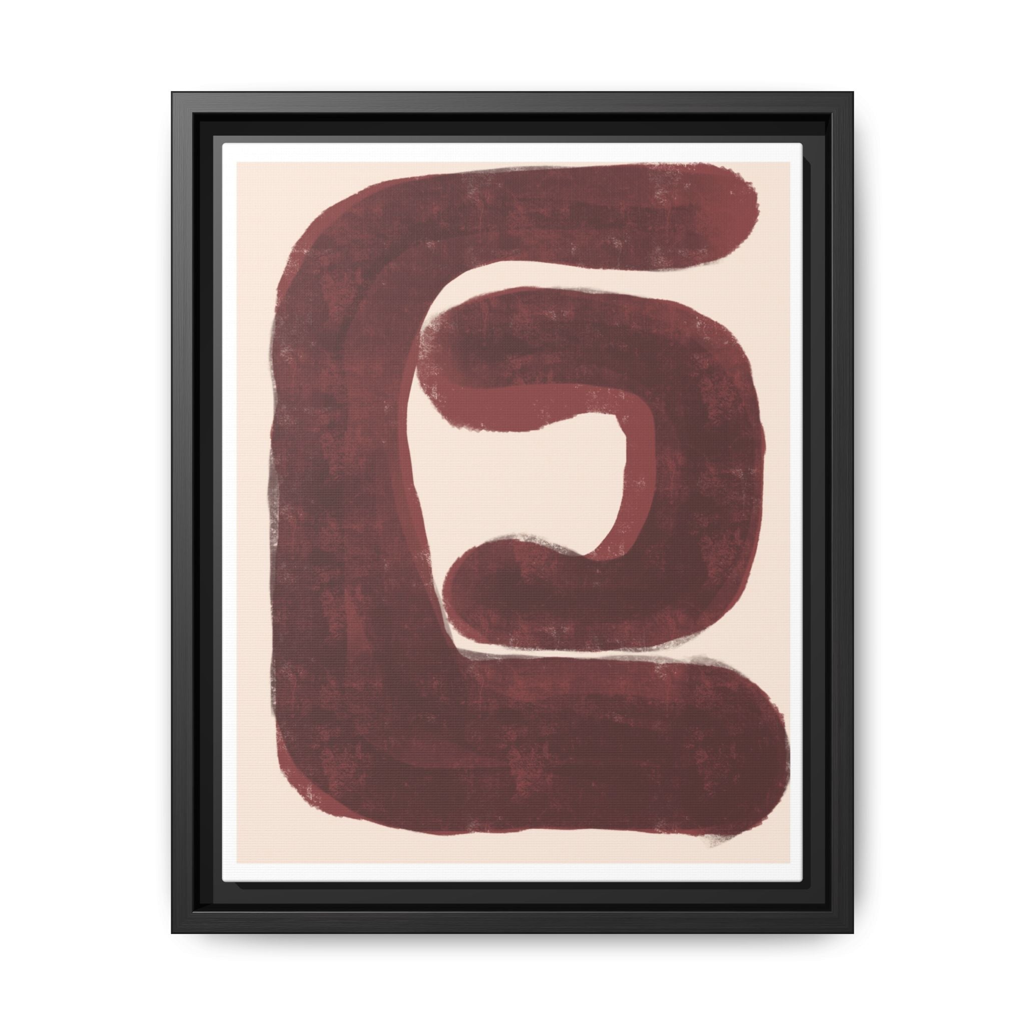 Burgundy Echo Form - Framed