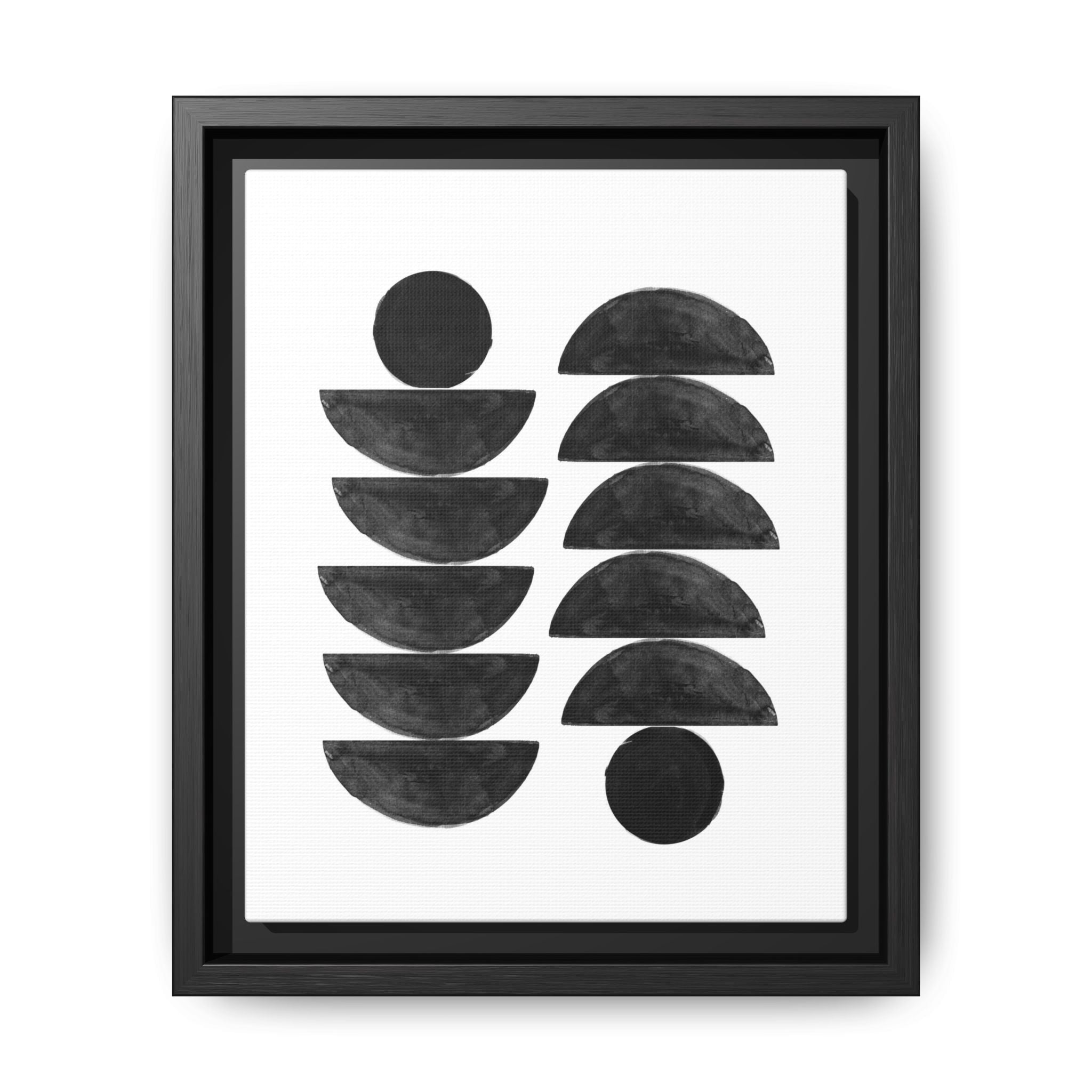 Obsidian Balance Echoes - Framed