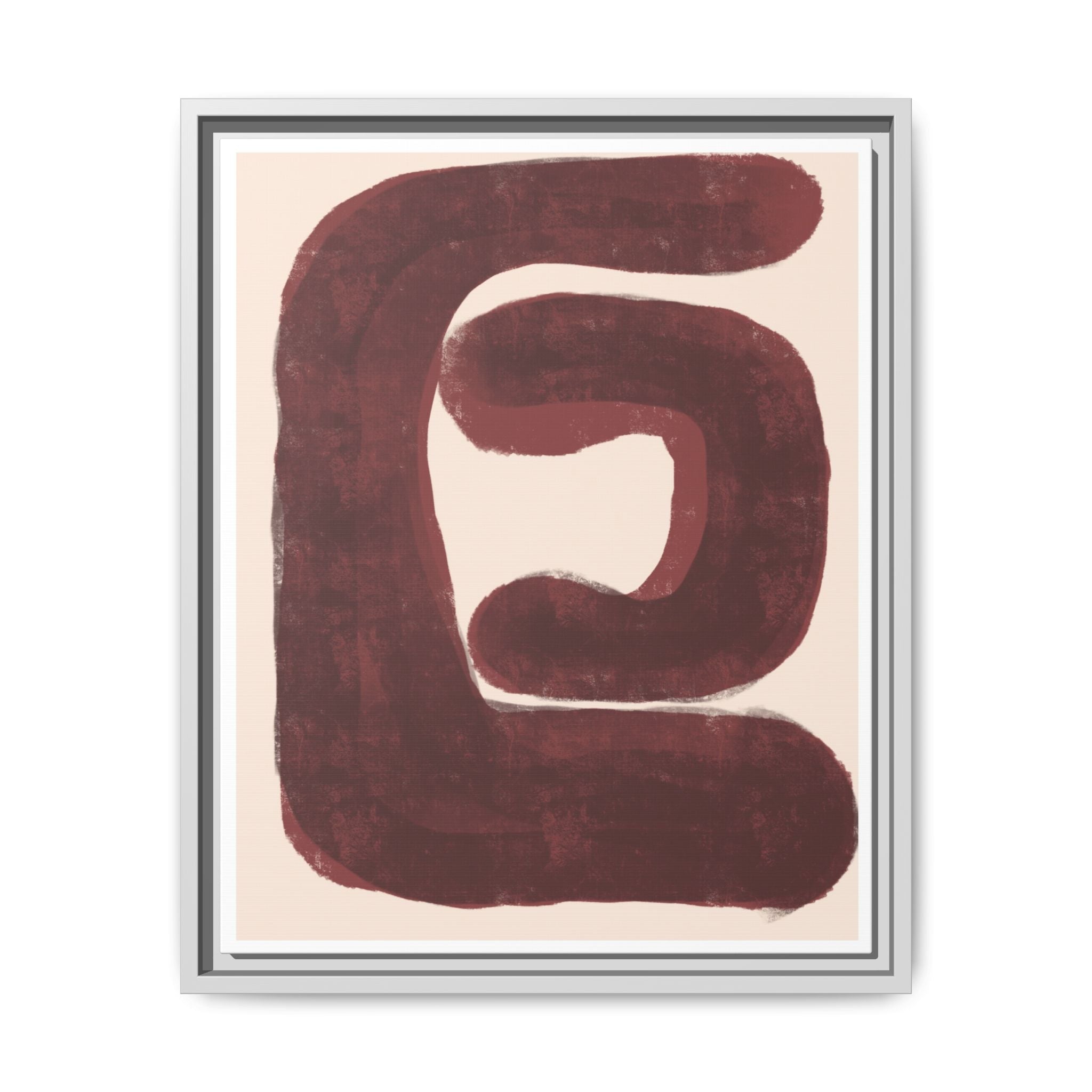 Burgundy Echo Form - Framed