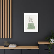 Sage Meadow Silhouette - Framed