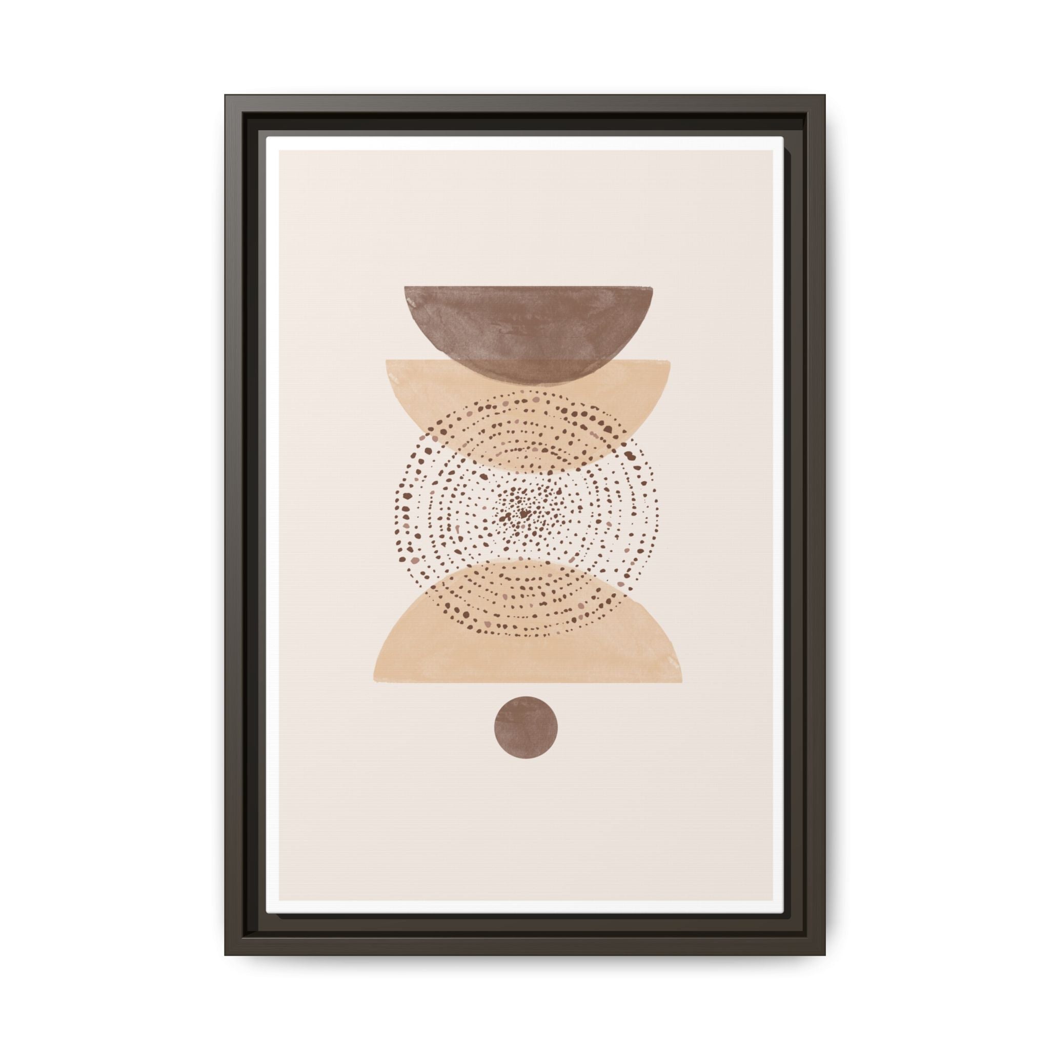 Terracotta Orbit Balance - Framed