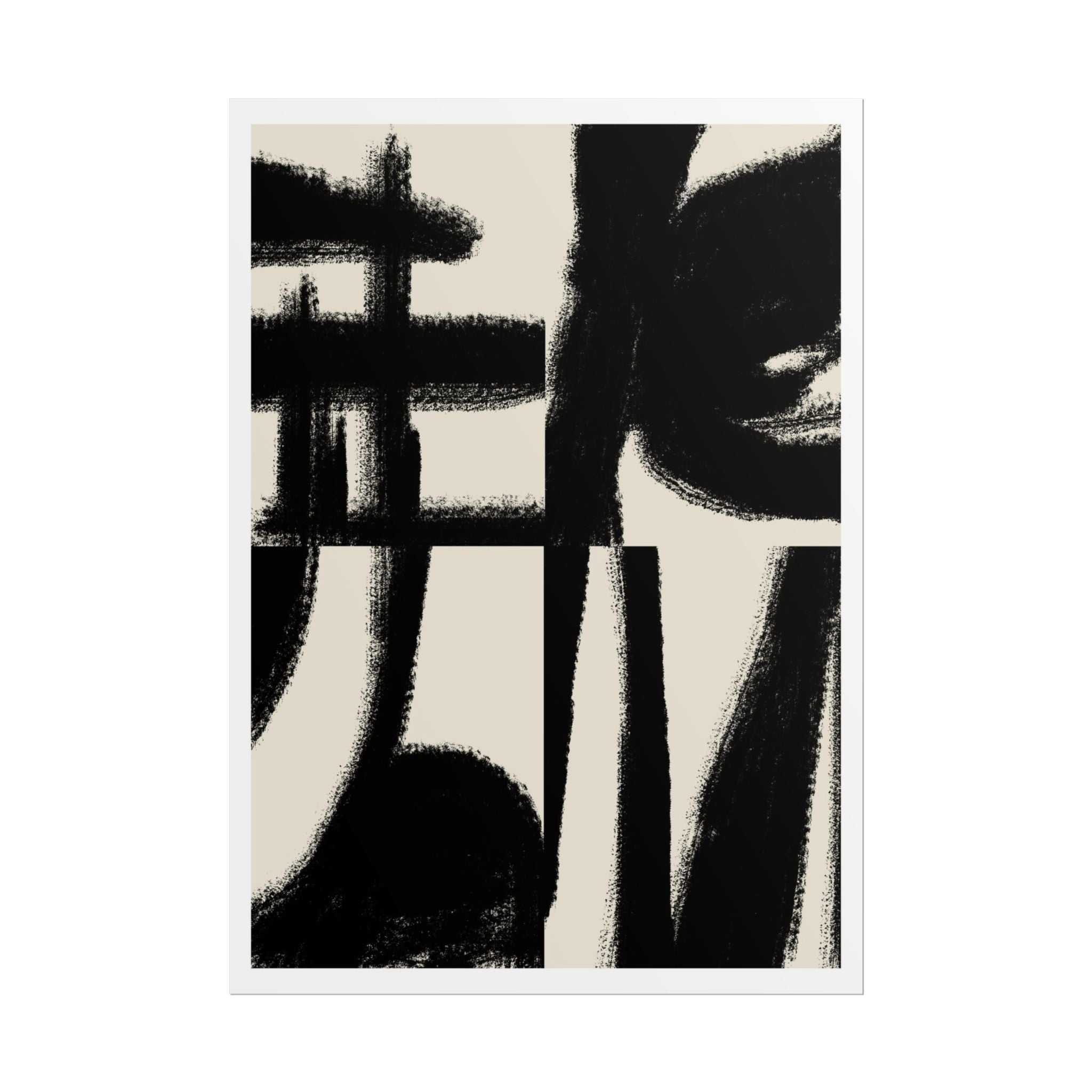 Midnight Gesture Fragments - Poster