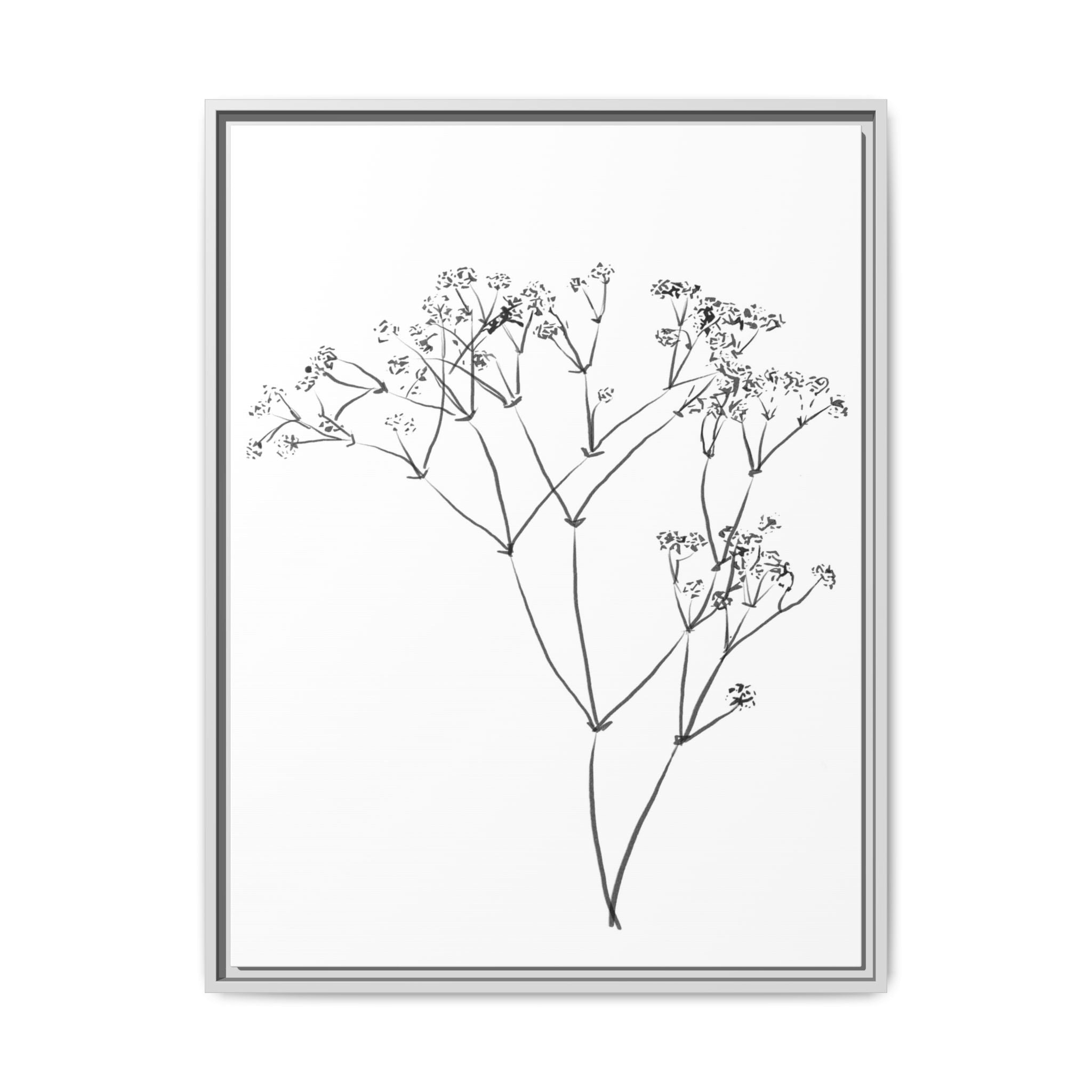 Whispering Meadow Sketch - Framed