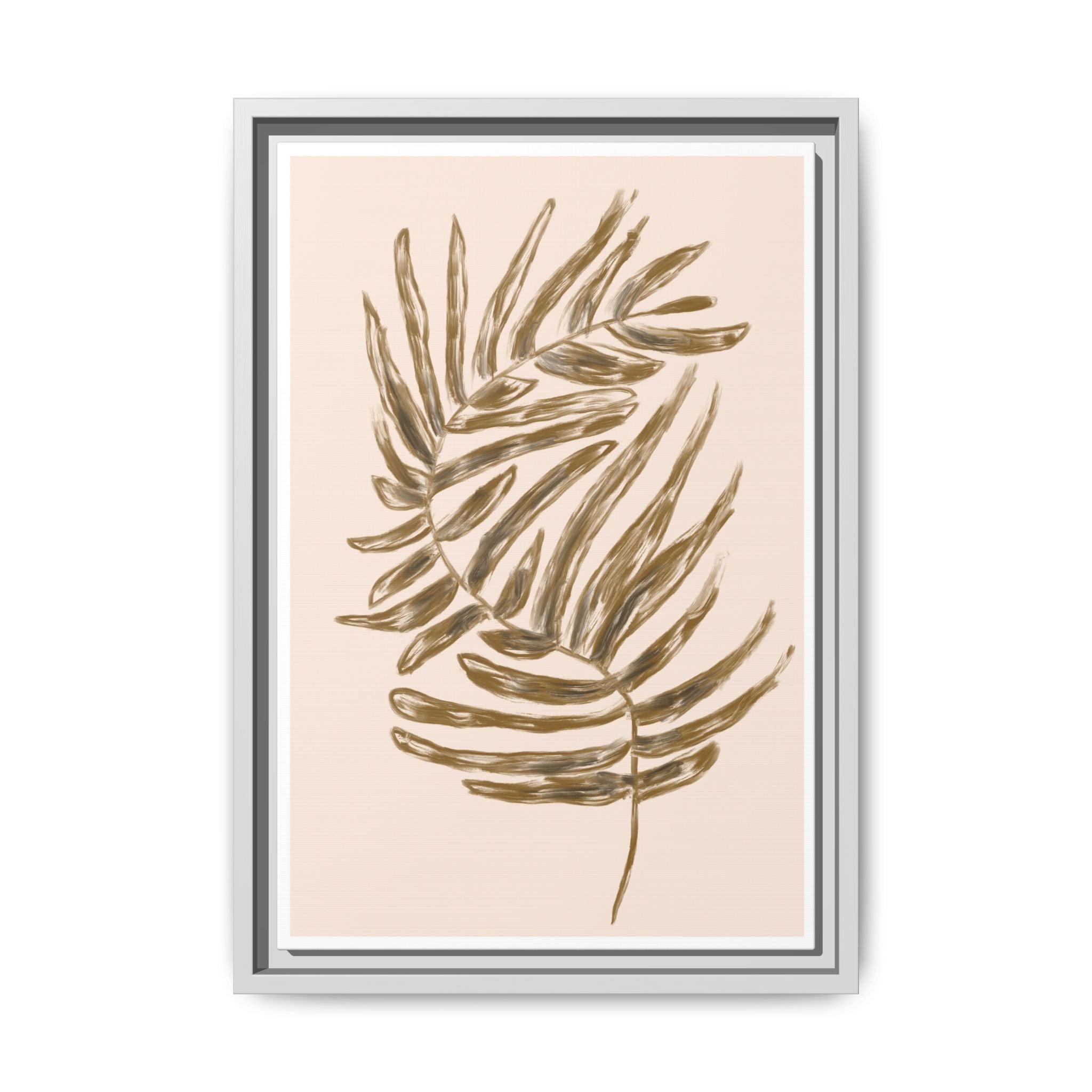 Golden Frond Reverie - Framed