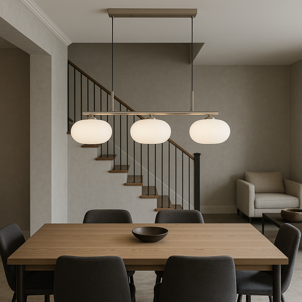 3 Heads Bauhaus Pendant Light