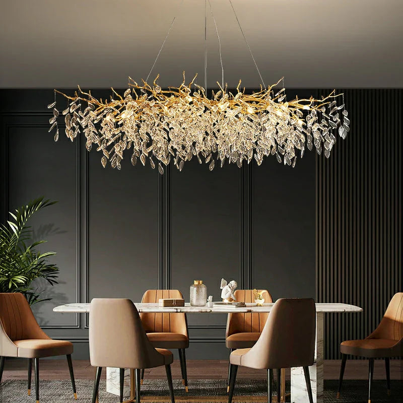 French Style Glass Chandelier