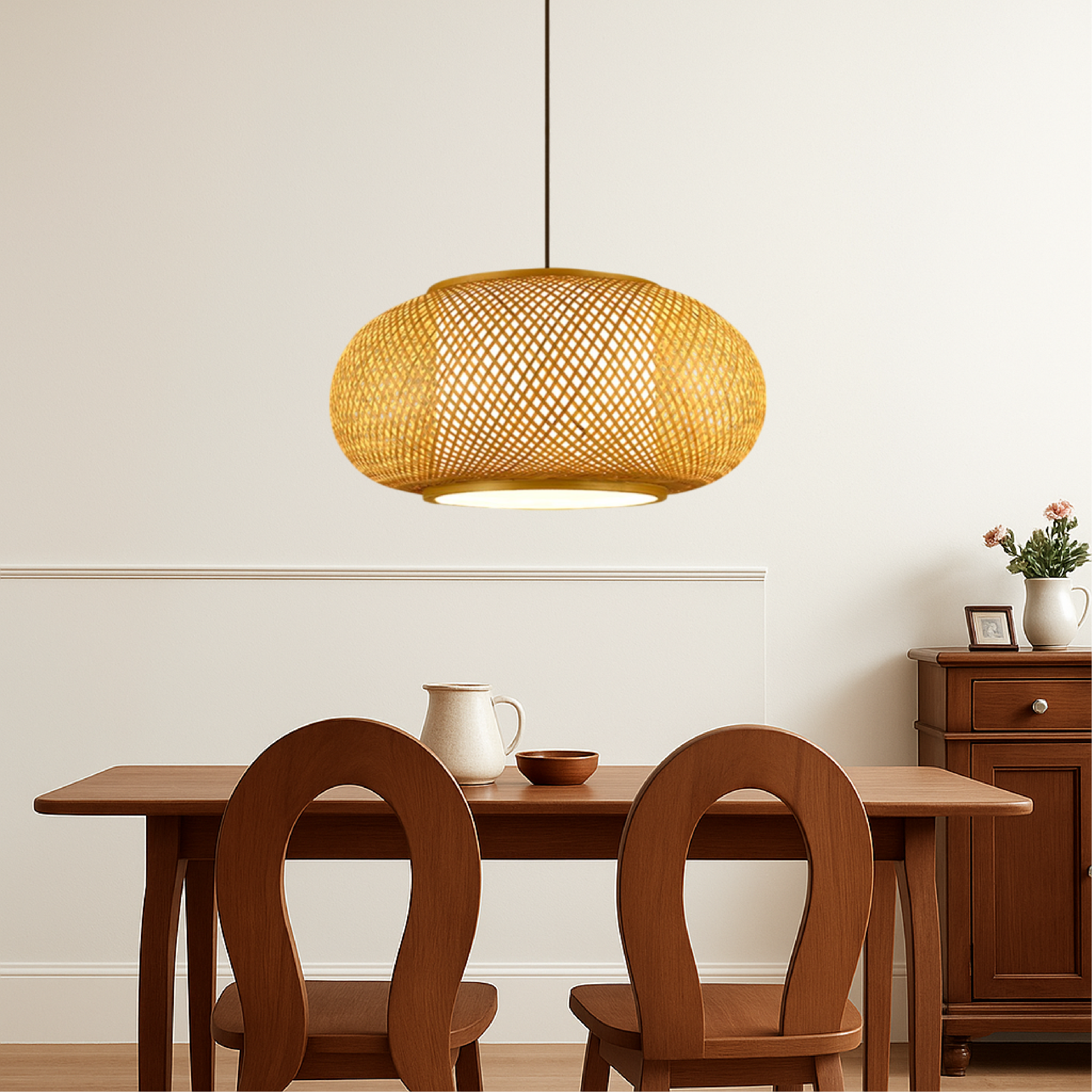 Hansens Bamboo Pendant Light