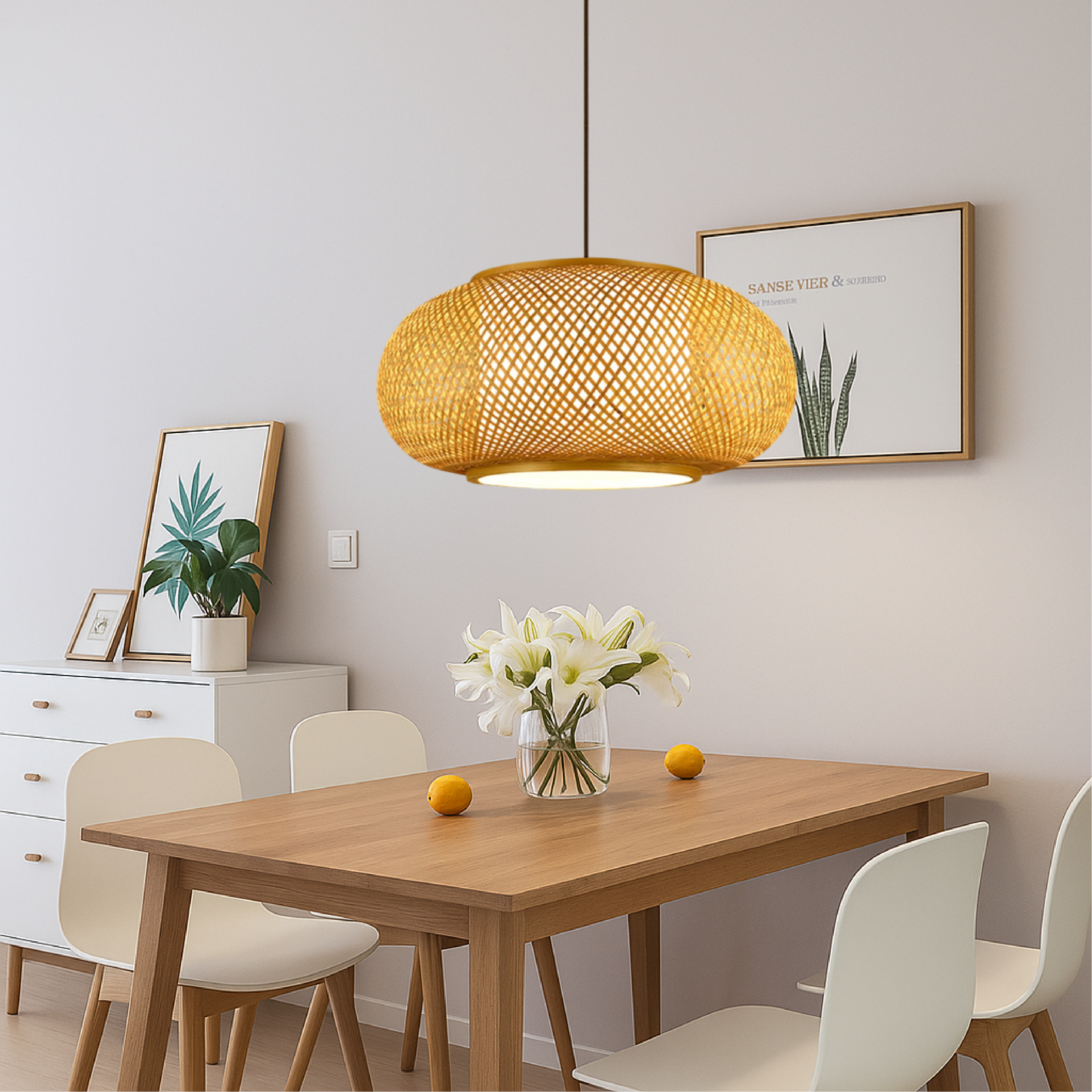 Hansens Bamboo Pendant Light
