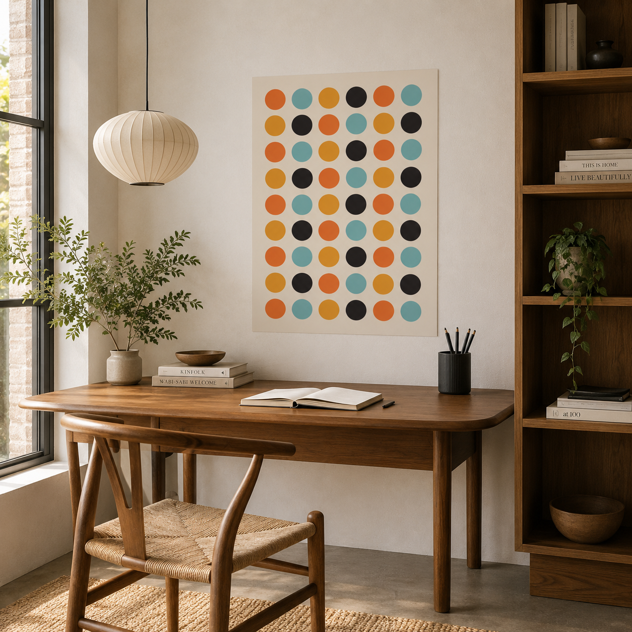Retro Carnival Rhythm - Canvas
