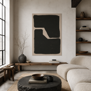Midnight Geometry Passage - Canvas