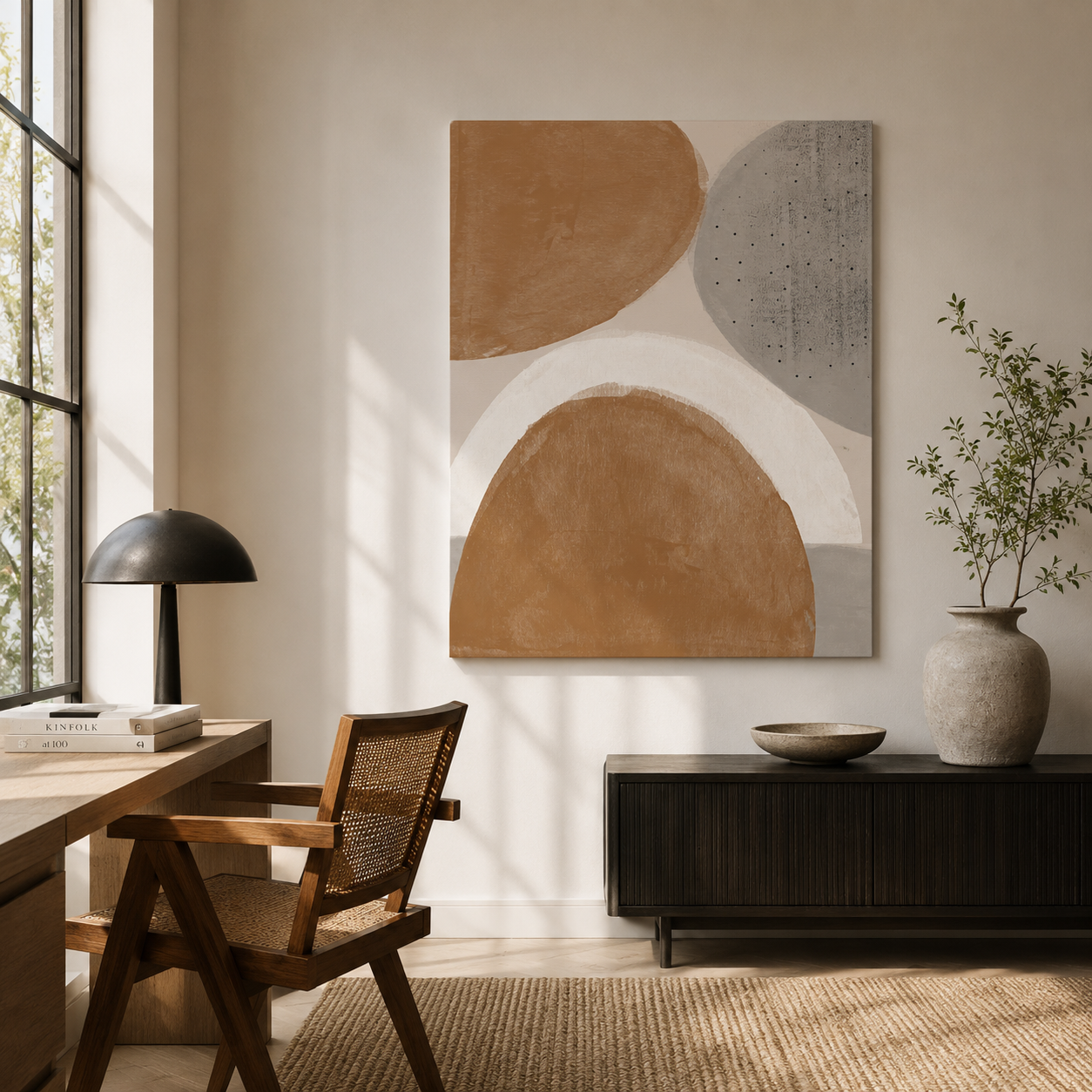 Clay Horizon Echoes - Canvas