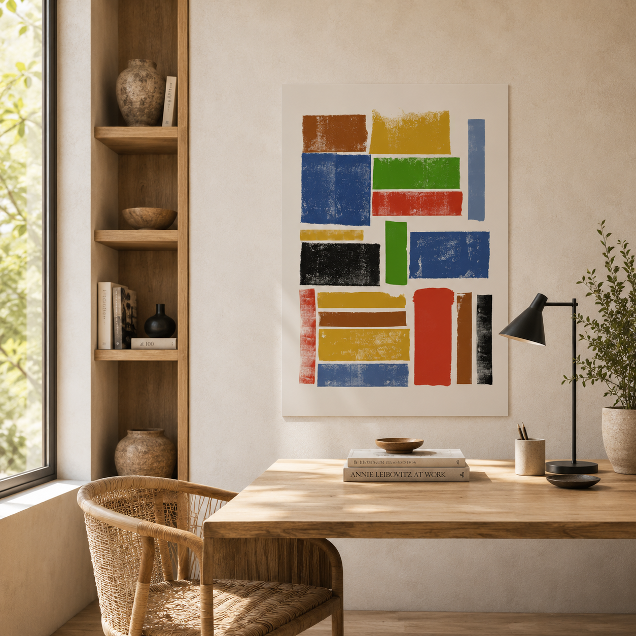 Playful Color Rhythm - Poster