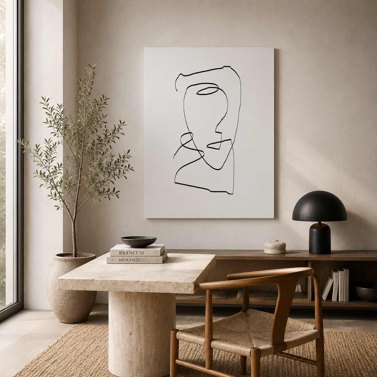Silent Contour Reverie - Poster
