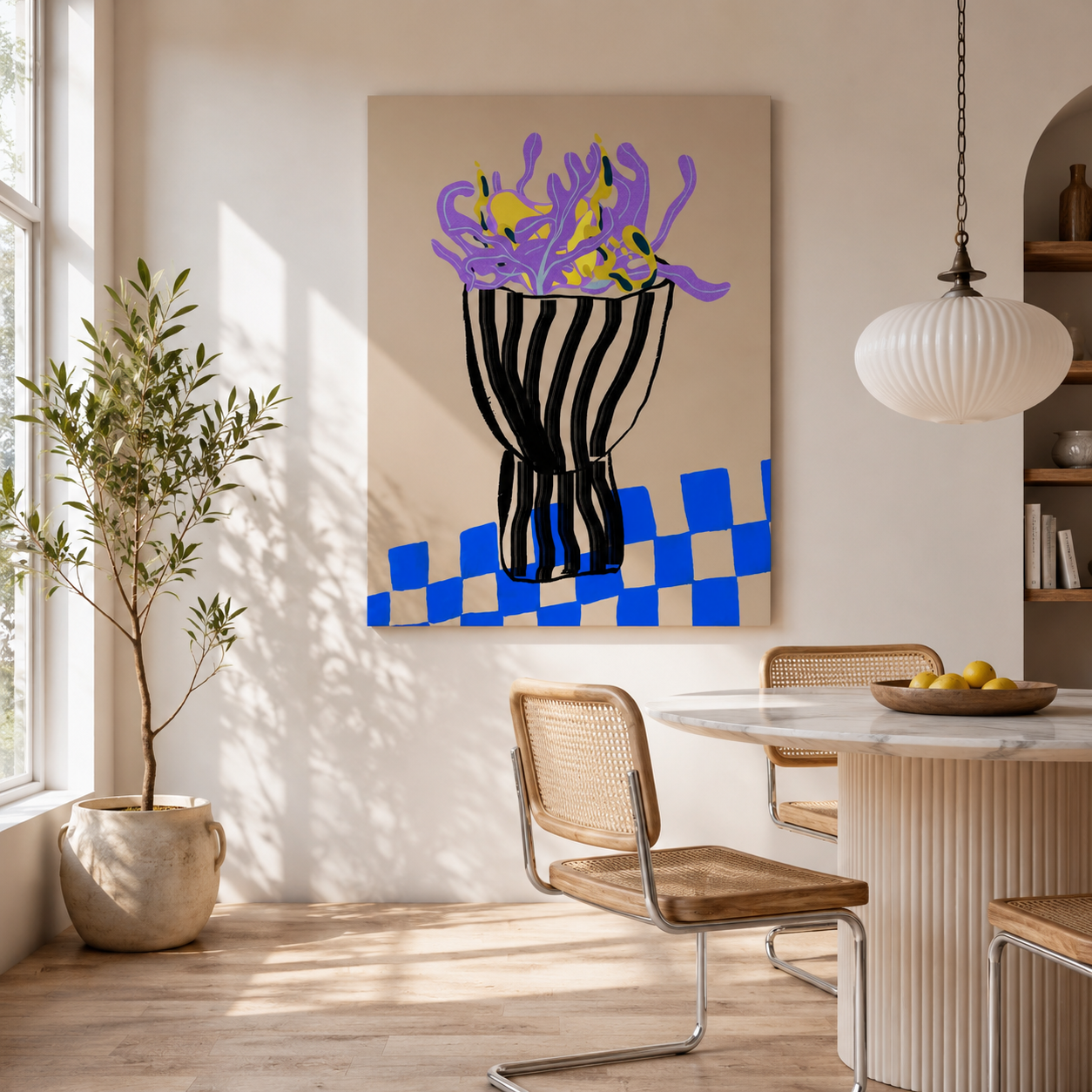 Lavender Coral Mirage - Poster