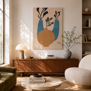 Azure Vessel Harmony - Canvas