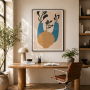 Azure Vessel Harmony - Framed