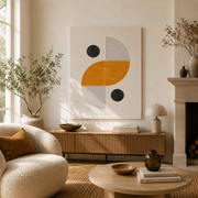 Amber Orbit Balance - Poster