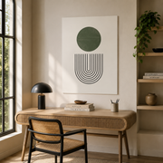 Emerald Orbit Pathways - Canvas