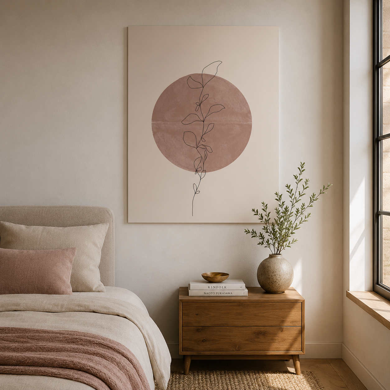 Blush Moonvine Quietude - Poster