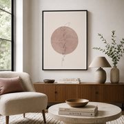 Blush Moonvine Quietude - Framed