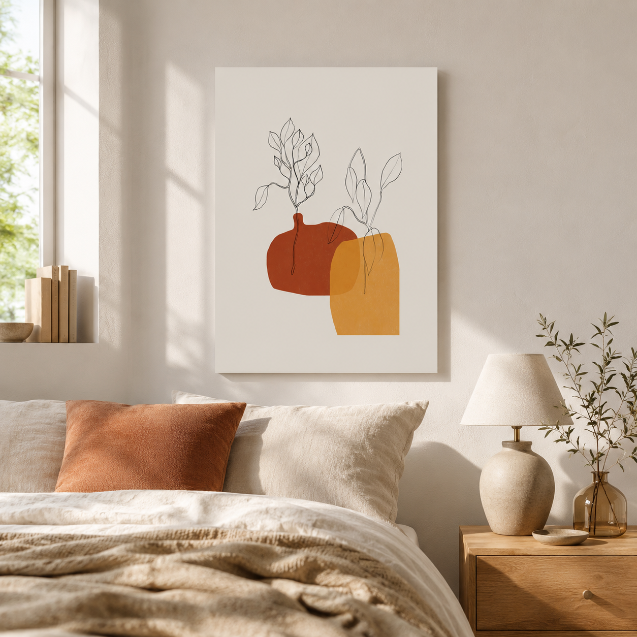 Terracotta Whisper Forms - Poster