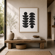 Obsidian Balance Echoes - Framed
