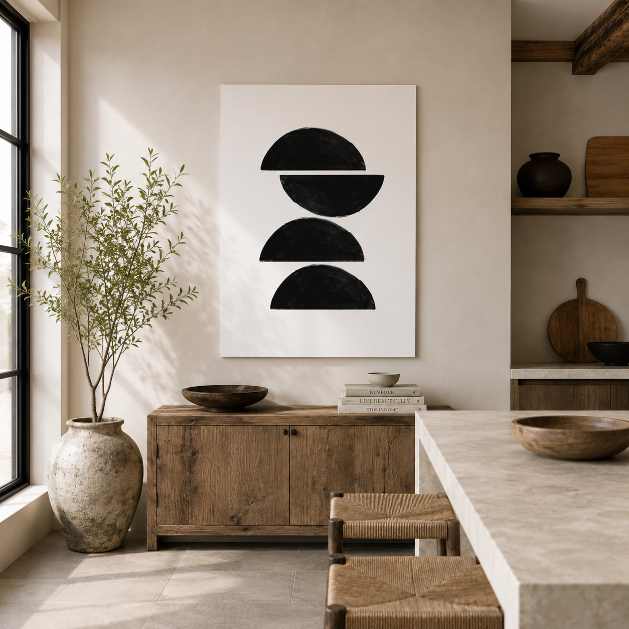 Noir Horizon Rhythm - Poster