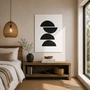 Noir Horizon Rhythm - Canvas