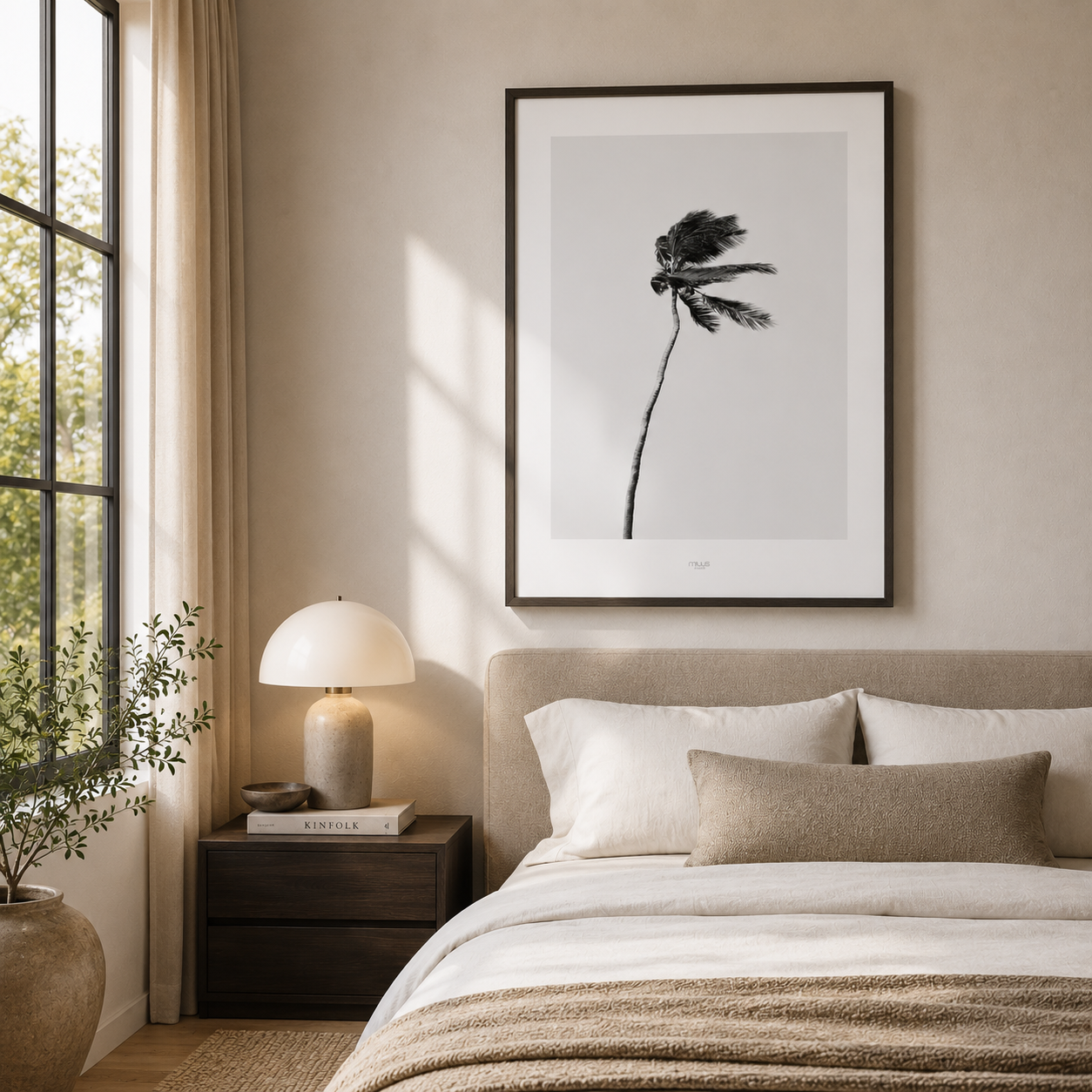 Coastal Silence Sway - Framed